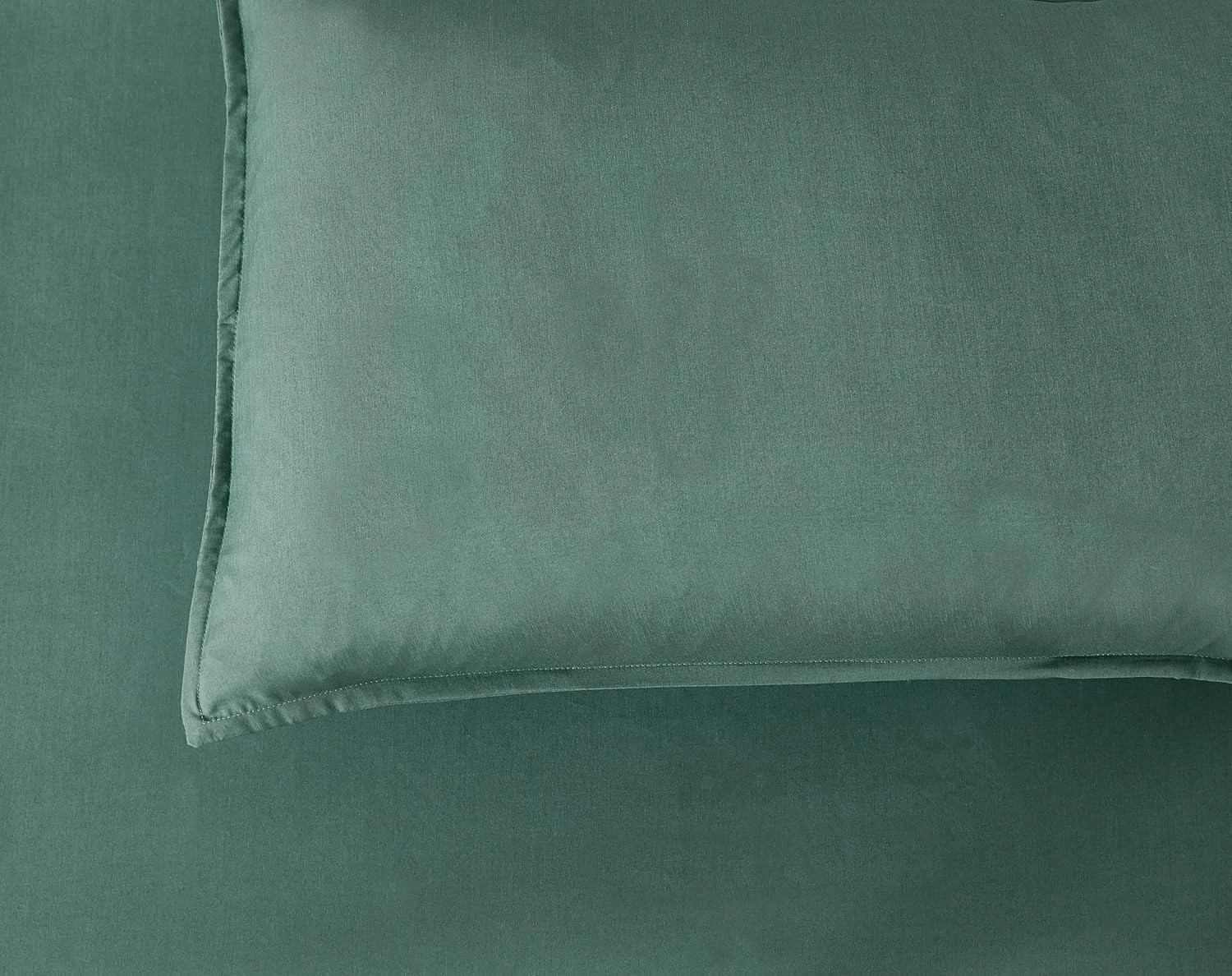 3 Gioia Casa 2-Pack Bamboo Microfibre European Pillowcases Soft Hypoallergenic - Green, 3 of 4