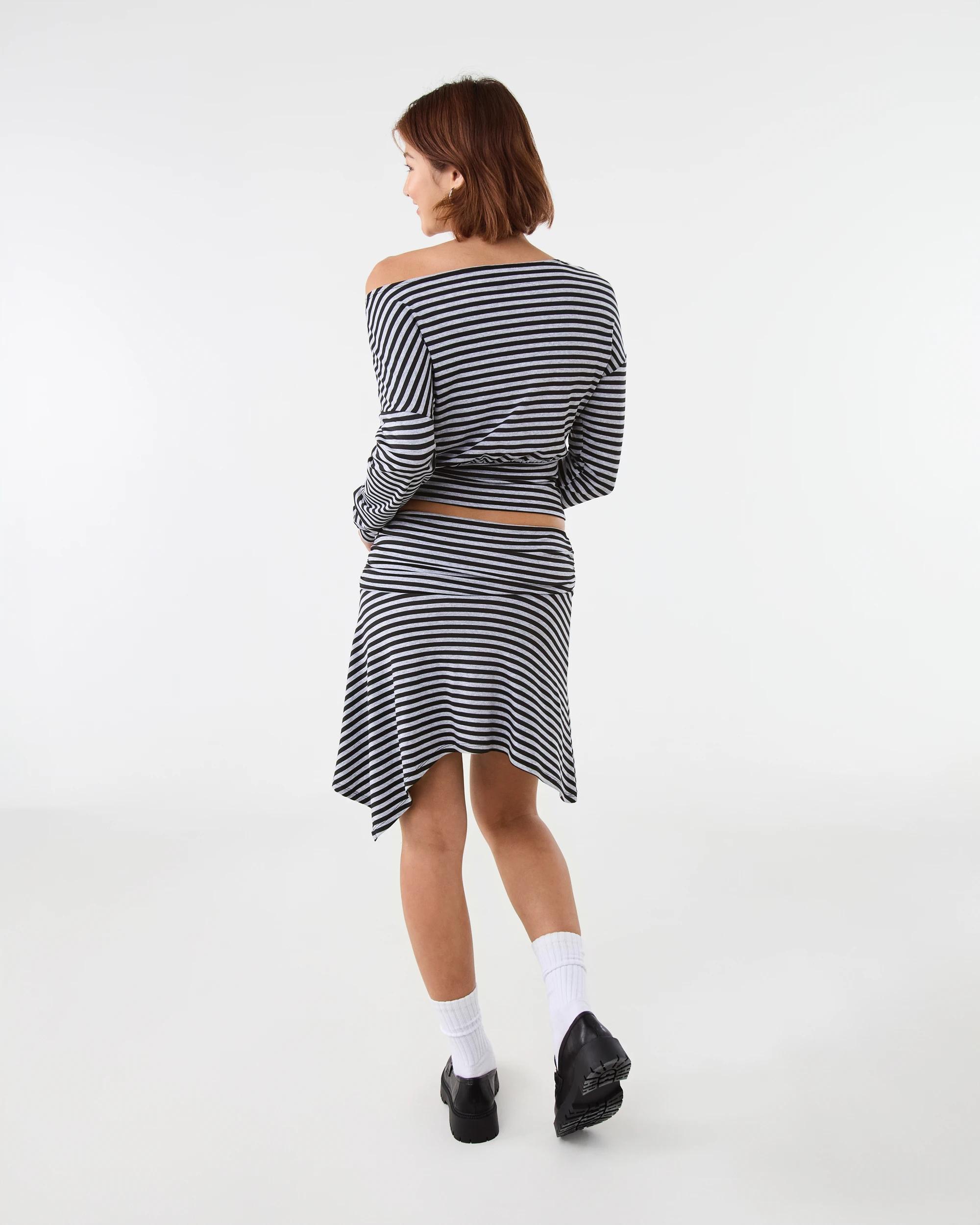 4 Mini Hanky Hem Skirt Stripe, 4 of 7