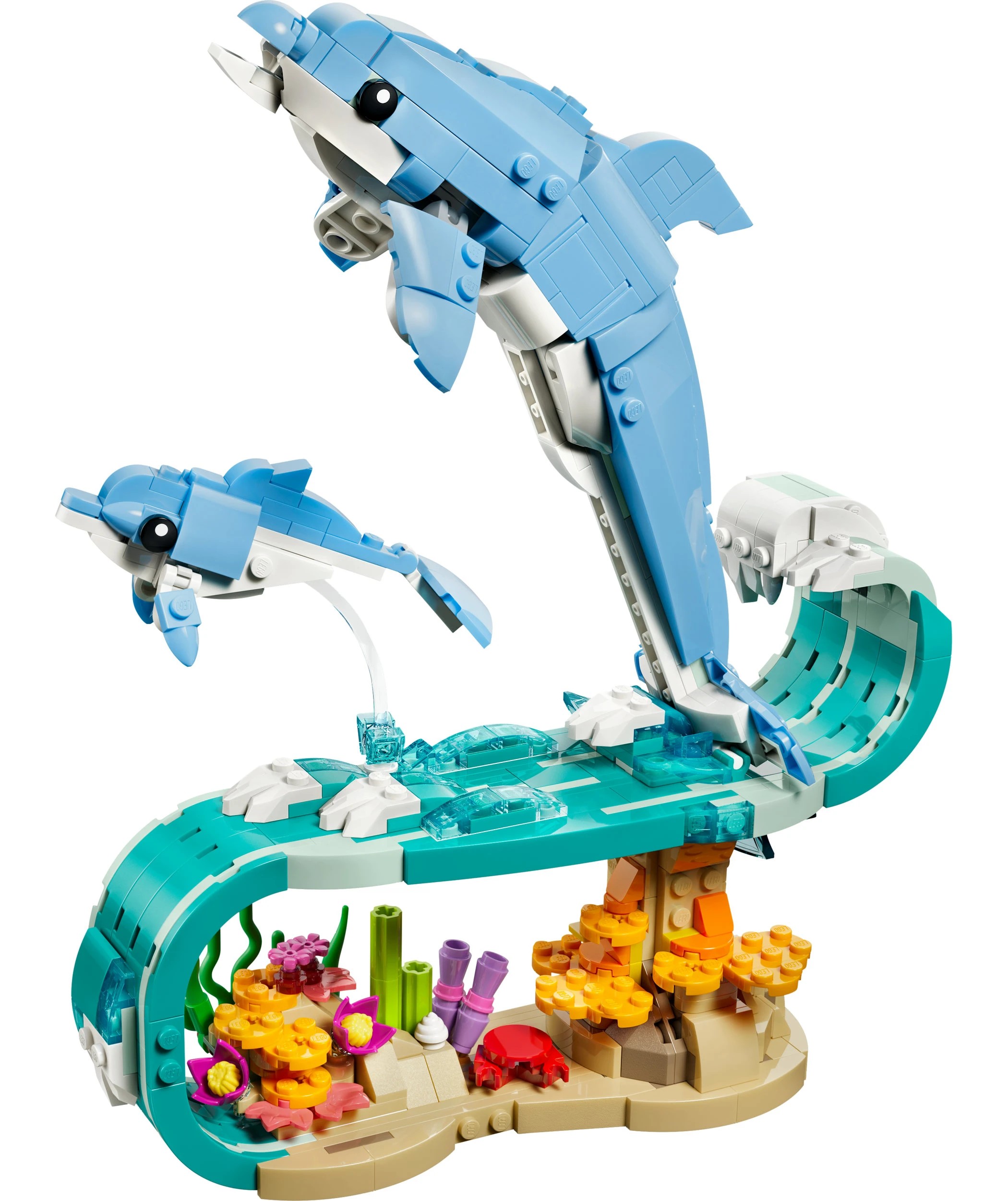 2 LEGO Creator 3 in 1 Sea Animals: Beautiful Dolphins 31385, 2 of 10