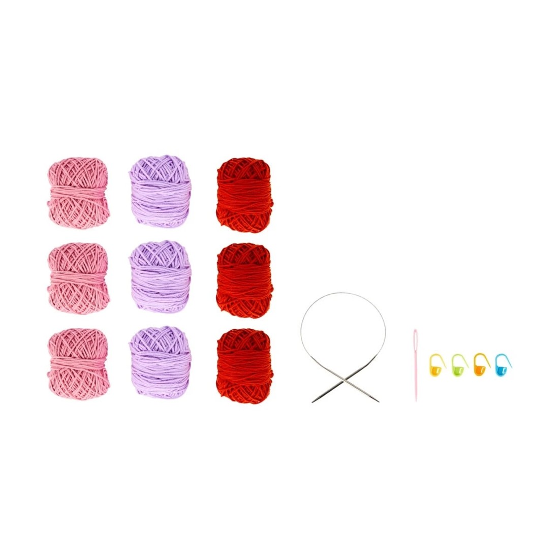 2 DIY Knitting Scarf Kit, 2 of 3