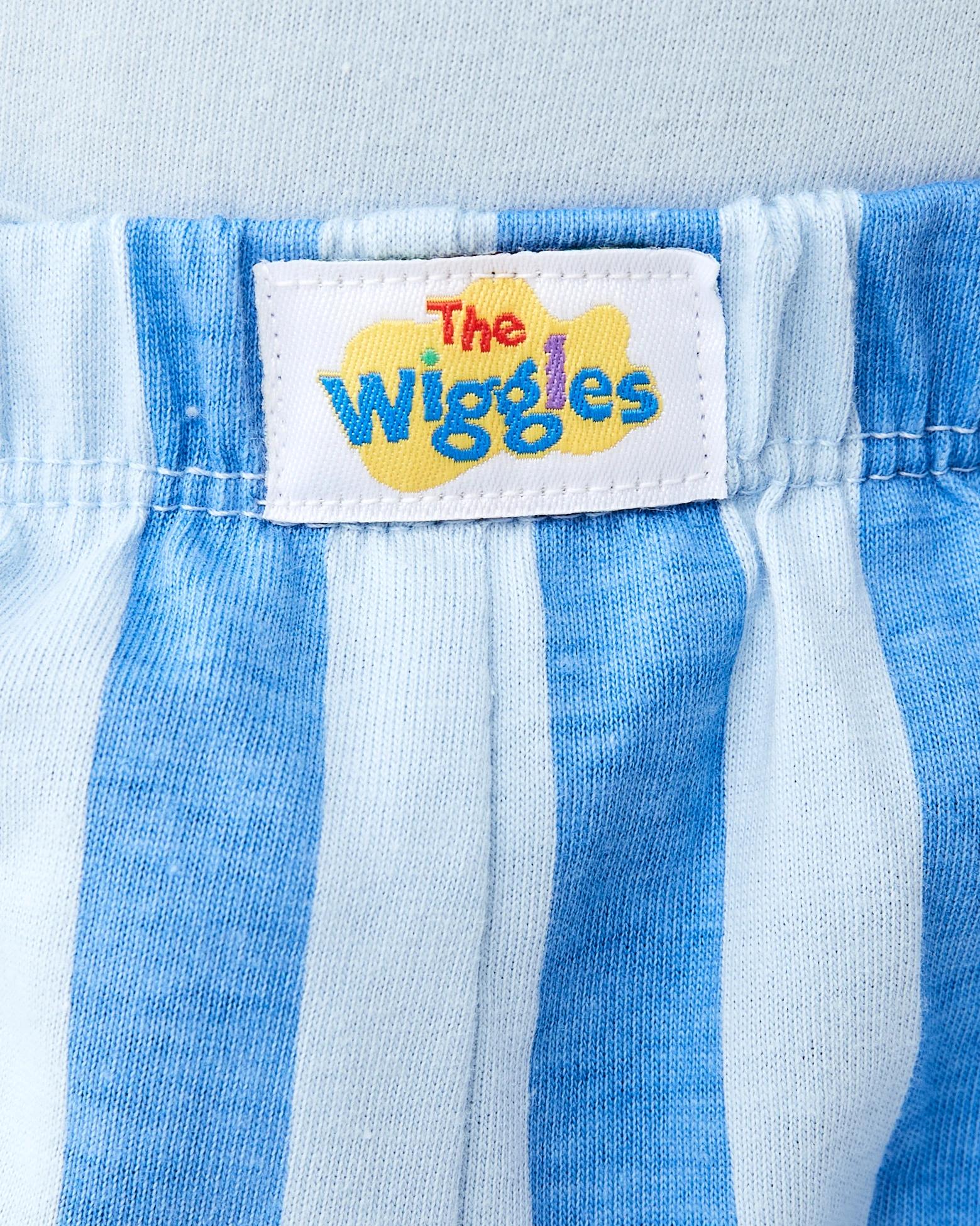 8 Wiggles License Rib Pyjama Set Blu Stripe, 8 of 10
