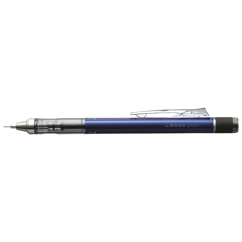 2 Tombow MONO Graph Mechanical Pencil 0.5mm Blue Barrel, 2 of 7