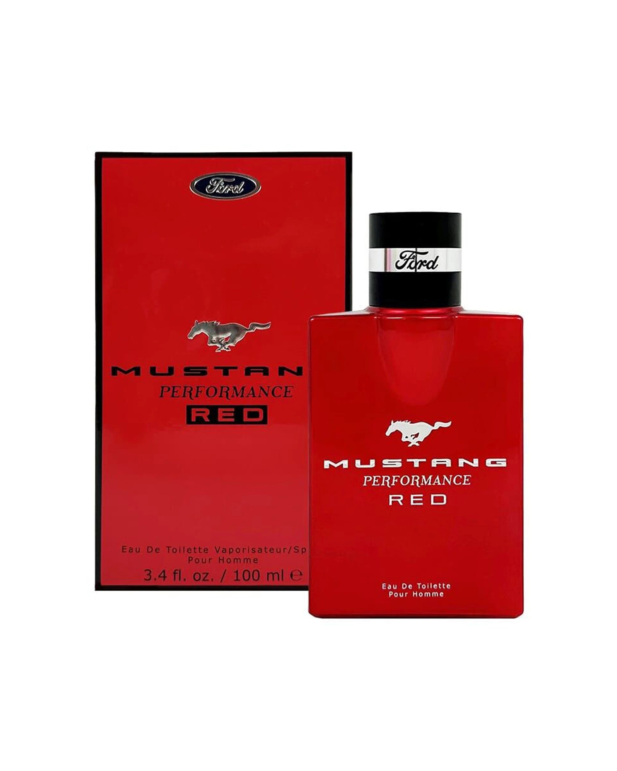 1 Mustang Ford Performance Edt Eau De Toilette Fragrance Spray For Men 100Ml - Red, 1 of 1