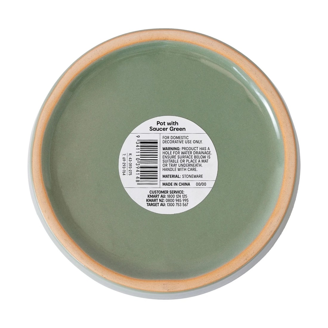 7 Pot with Saucer - Green, 7 of 7