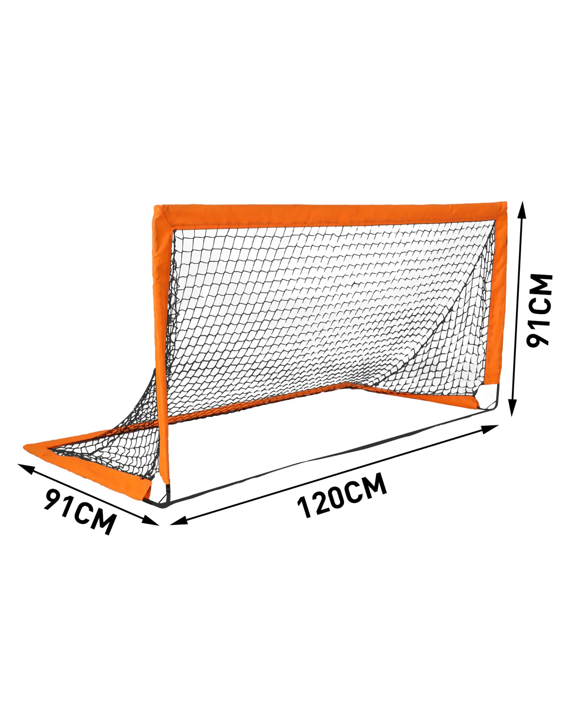 3 Advwin 2 packs Portable Soccer Goal 120x90cm - Orange, 3 of 6