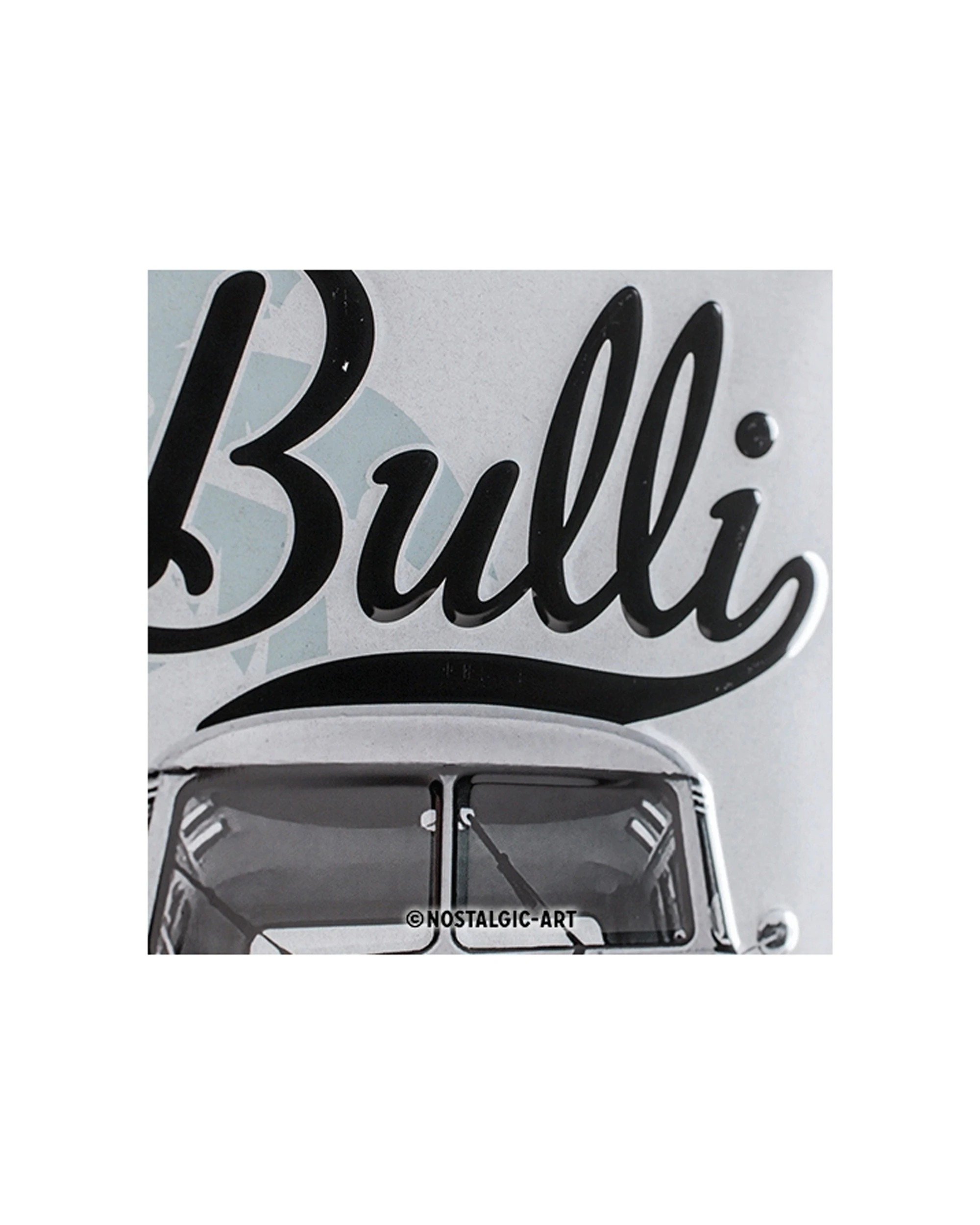 2 Nostalgic-Art Medium 20x30cm Metal Wall Art Sign Plaque - Good Things Are Ahead - Black, 2 of 3