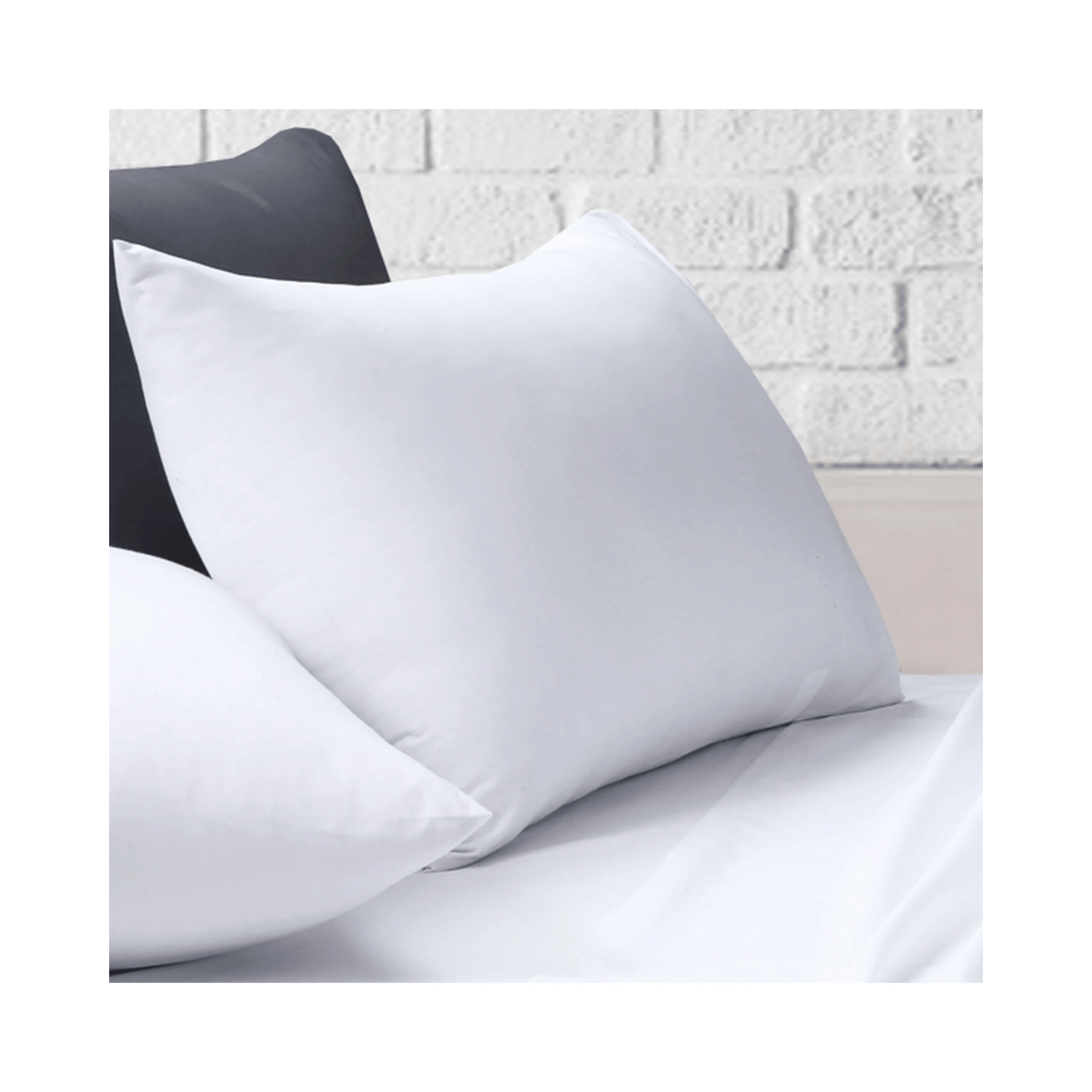 4 Amsons King Sheet Set - 180TC Cotton/Poly Fitted &amp; Flat Sheets with Pillowcases, 40cm Deep (White) - White, 4 of 7