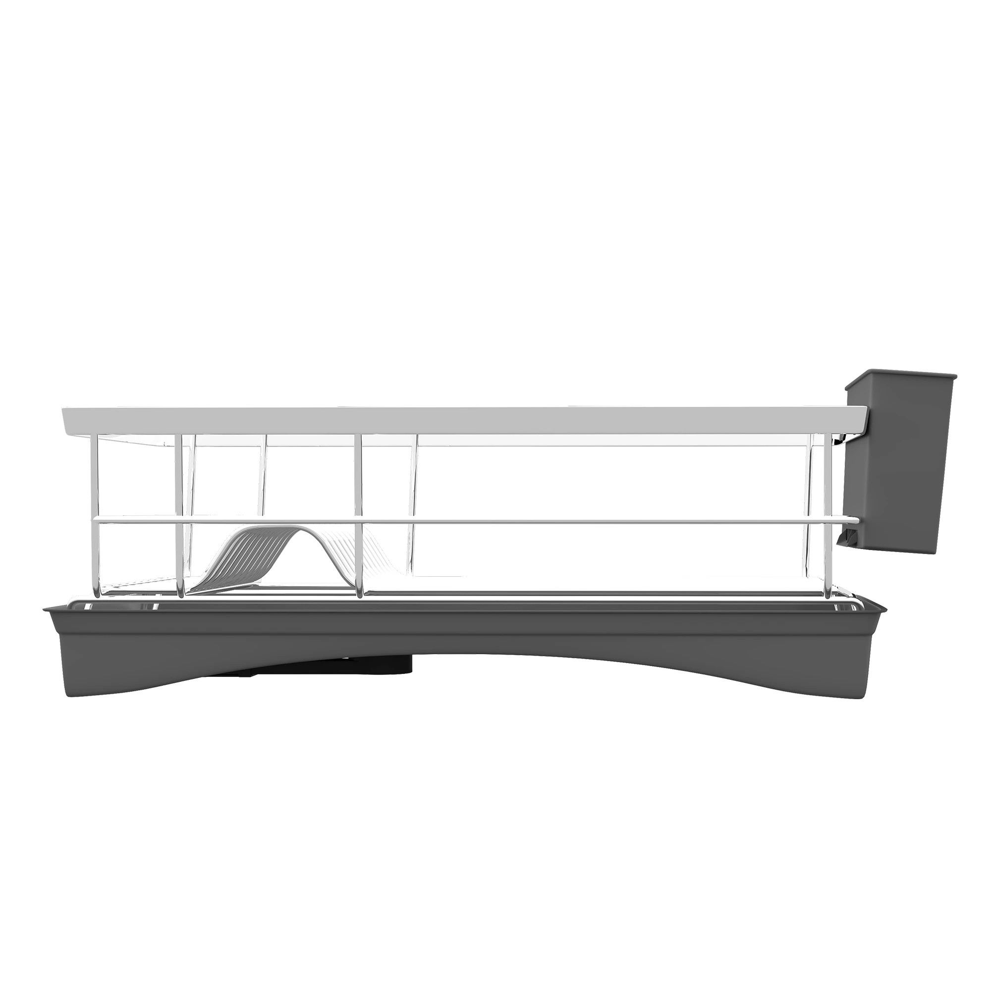 2 Toque Dish Drying Rack Plate Drainer Cup Holder Cutlery Tray Kitchen Organizer, 2 of 9