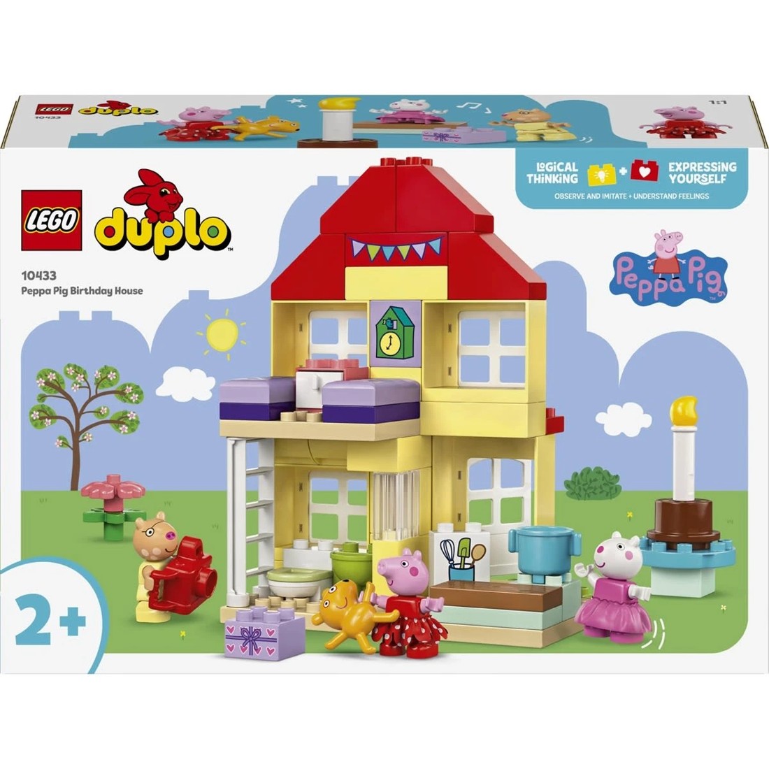 1 LEGO DUPLO Peppa Pig Birthday House 10433, 1 of 8