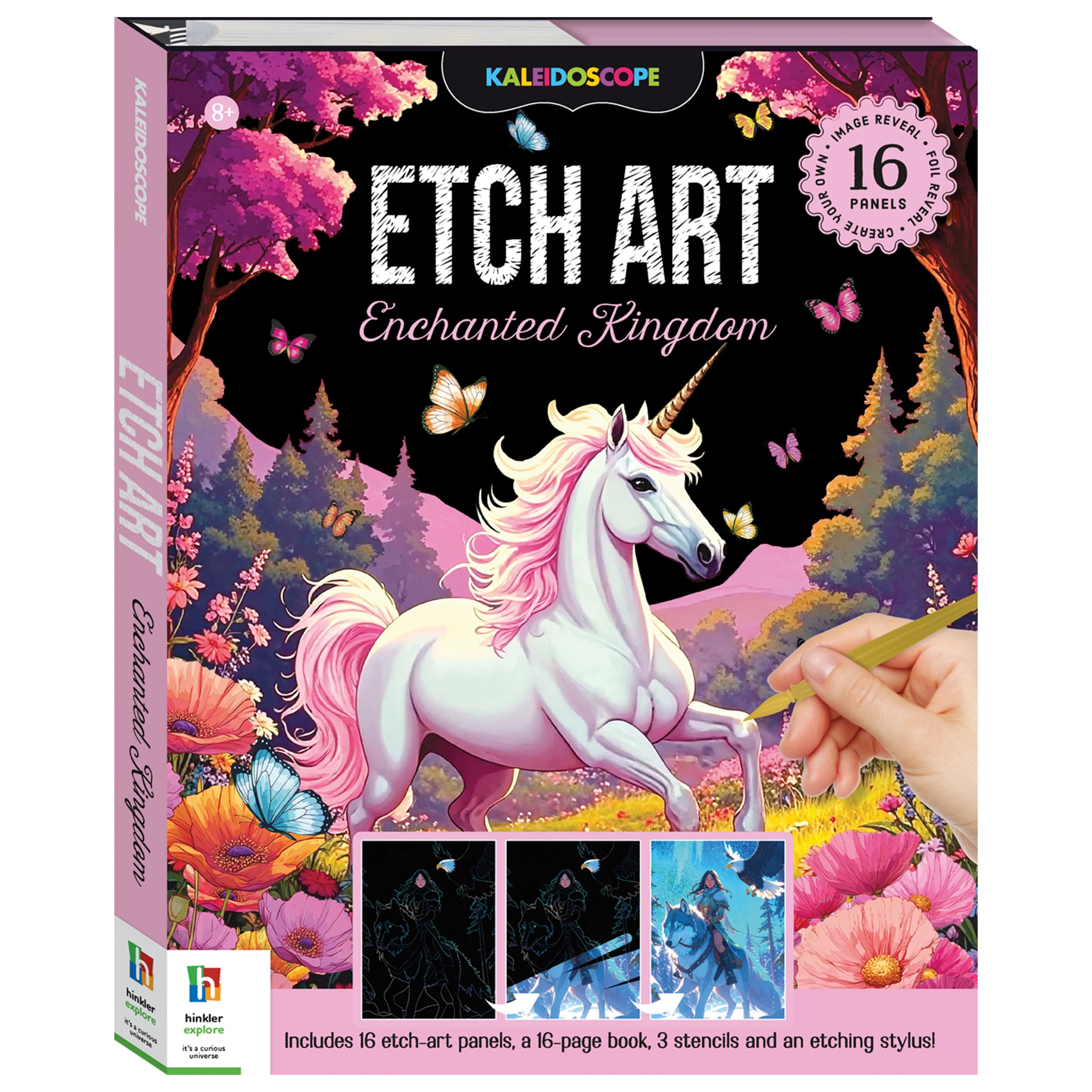 1 Kaleidoscope Etch Art Enchanted Kingdom - Book, 1 of 7