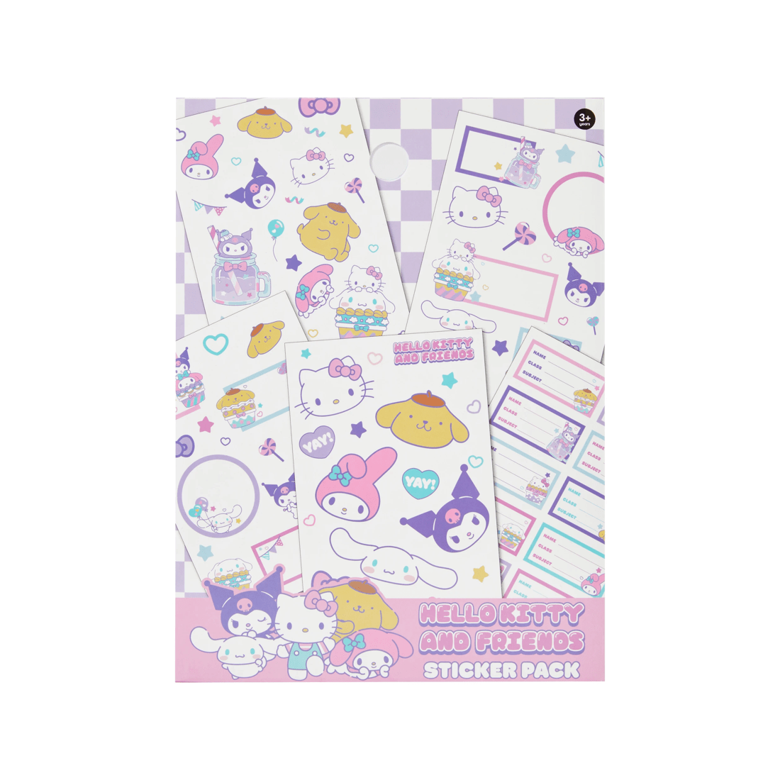 1 Hello Kitty and Friends Sticker Pack, 1 of 3