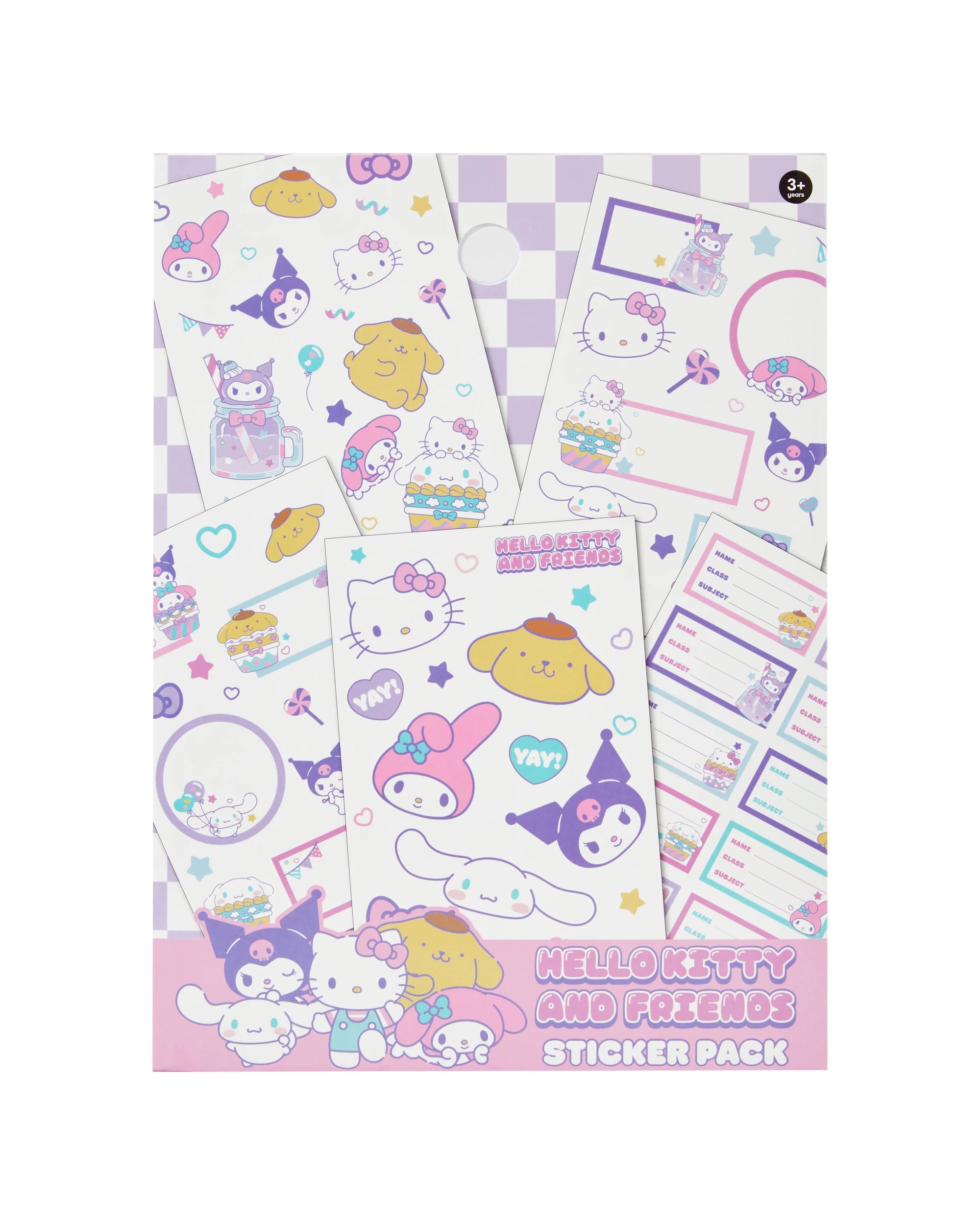1 Hello Kitty and Friends Sticker Pack, 1 of 3