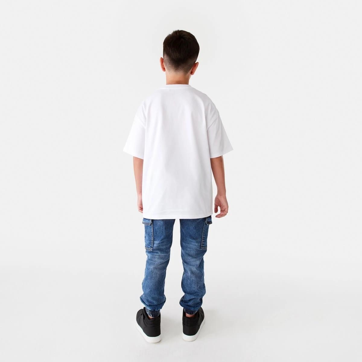 7 Short Sleeve Oversized T-shirt White, 7 of 9