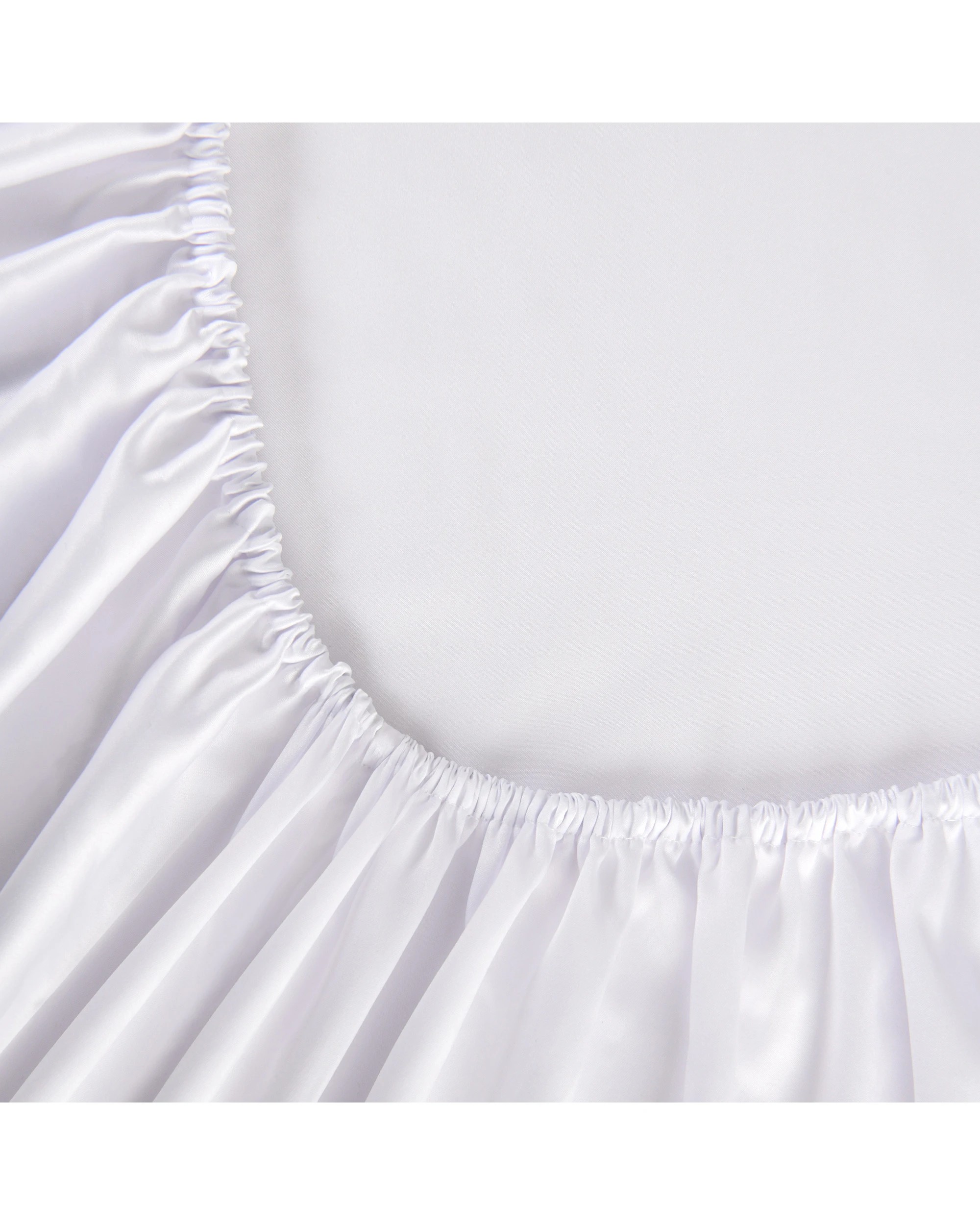 5 Dreamaker Matte Satin Sheet Set - White, 5 of 8