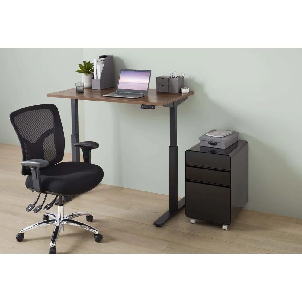 6 Matrix Executive Sit Stand Electric Desk 1200mm Walnut Desks, Tables and Workstations, 6 of 8