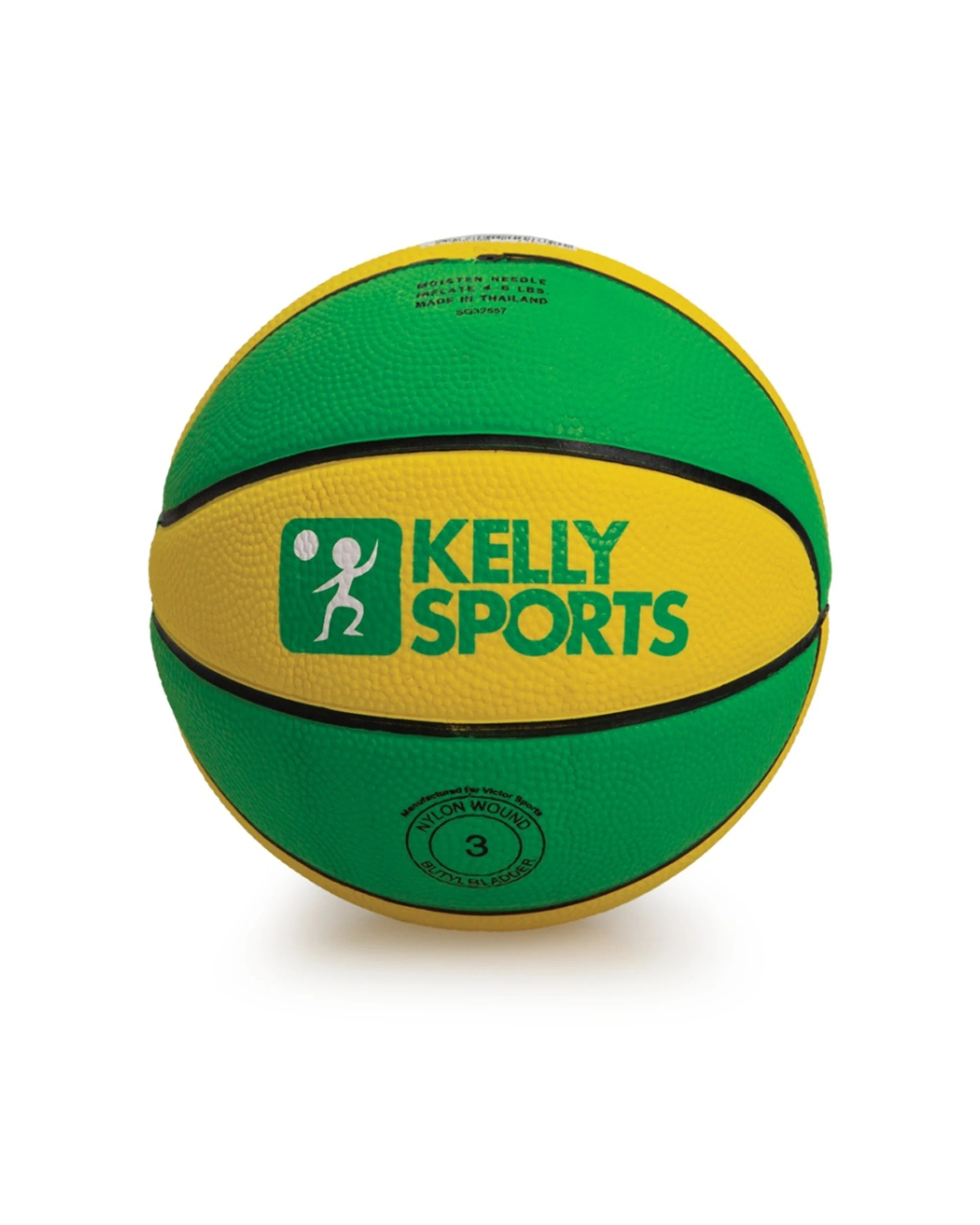 1 Victor Sports Basketball Cellular Rubber Grip Kids Size 3 - Green, 1 of 1