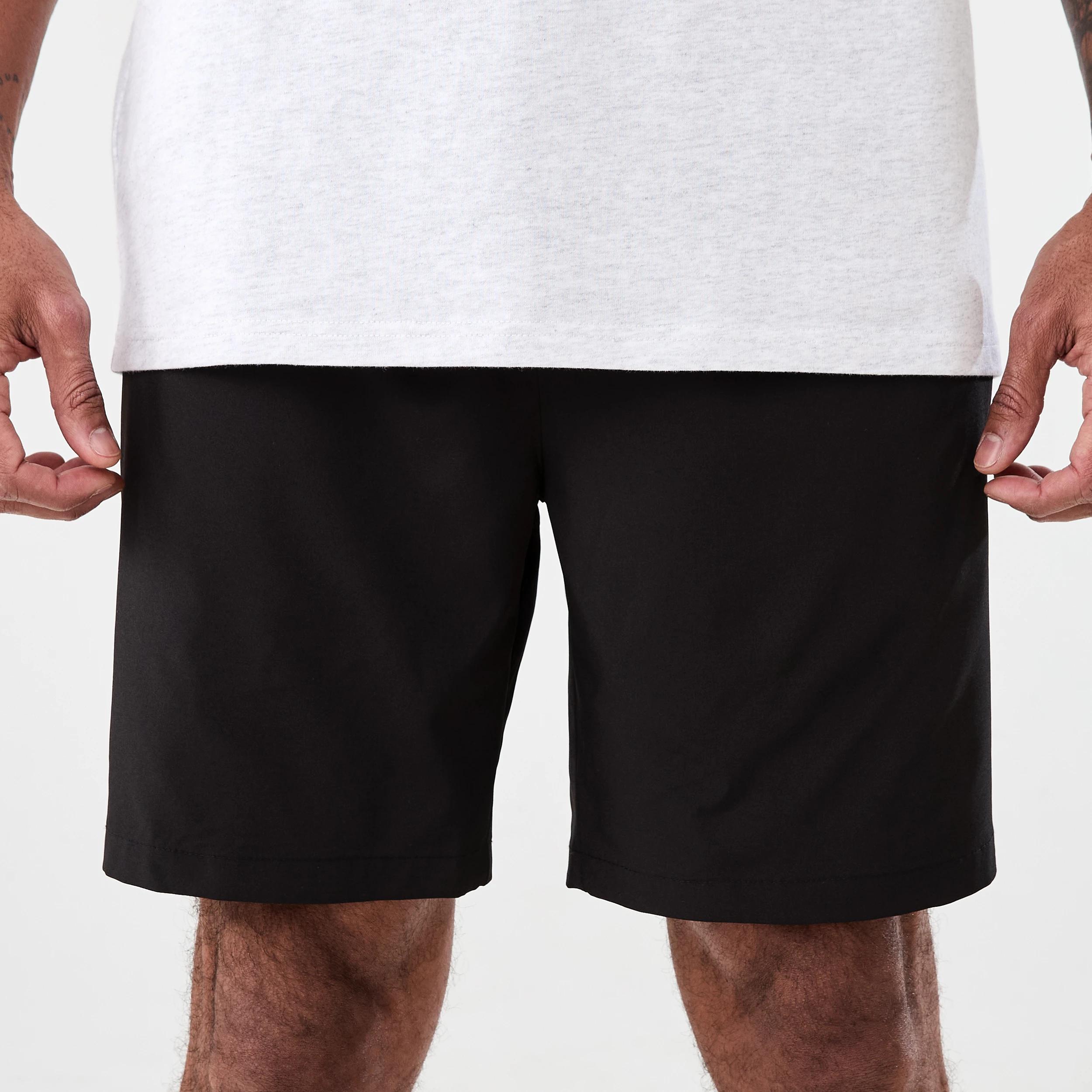 1 Active Mens Gym Shorts BLACK, 1 of 7
