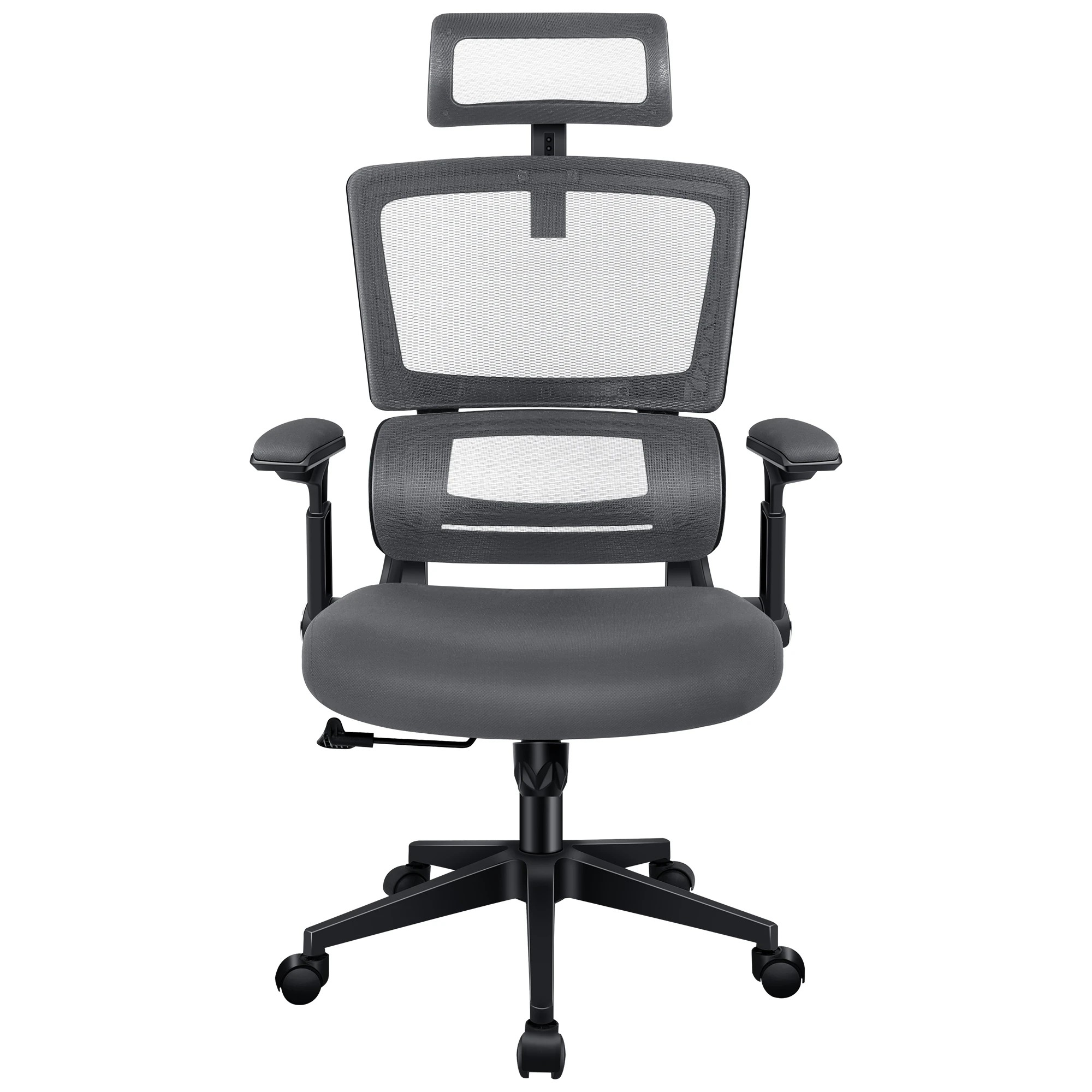 4 Alfordson Mesh Office Chair Executive Computer Gaming Seat Tilt Study Work - Grey, 4 of 10