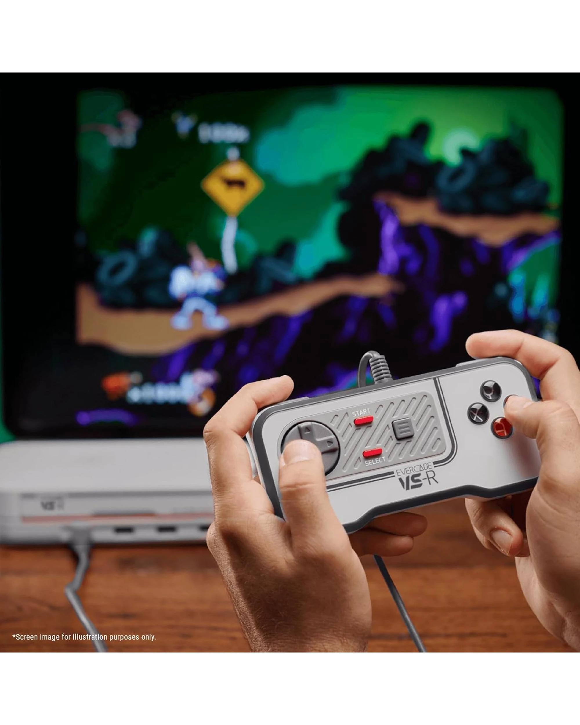 8 Evercade VS-R Solo Console - White, 8 of 8