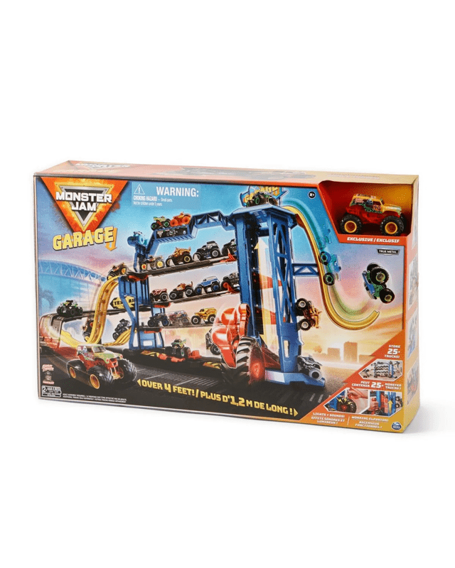 Monster Jam Garage Grave Digger Pla