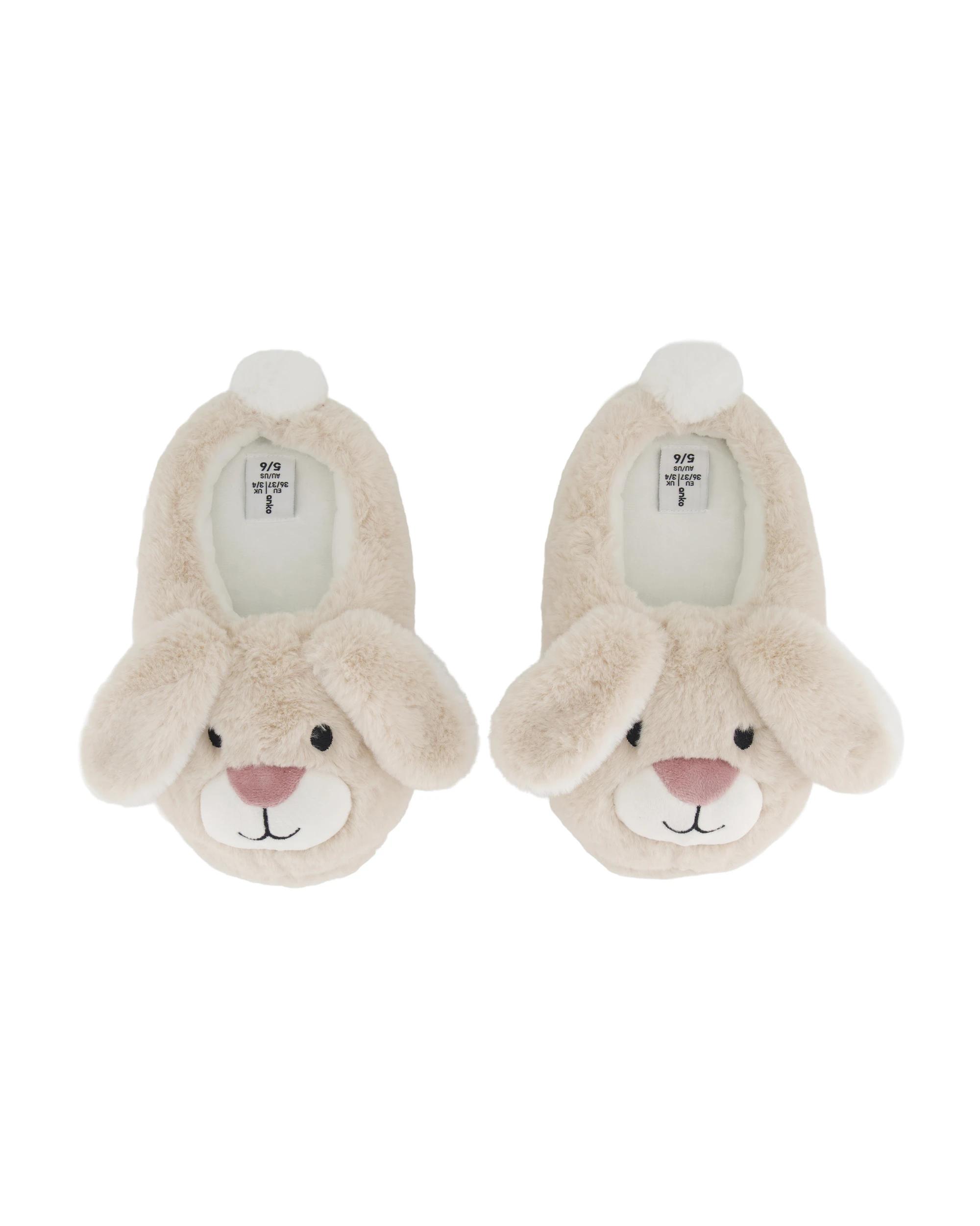 2 Novelty 3D Bunny Scuffs Bunny, 2 of 3