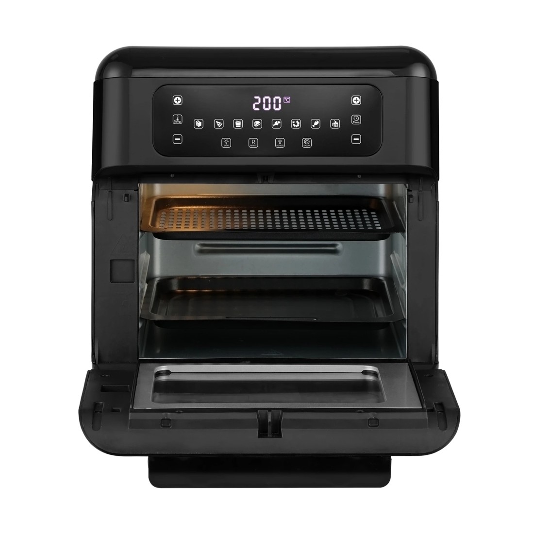 4 Vevare Air Fryer 12l Fryers Oven Lcd Touch Oil Free Cooker 1500w Kitchen
 - Black, 4 of 7