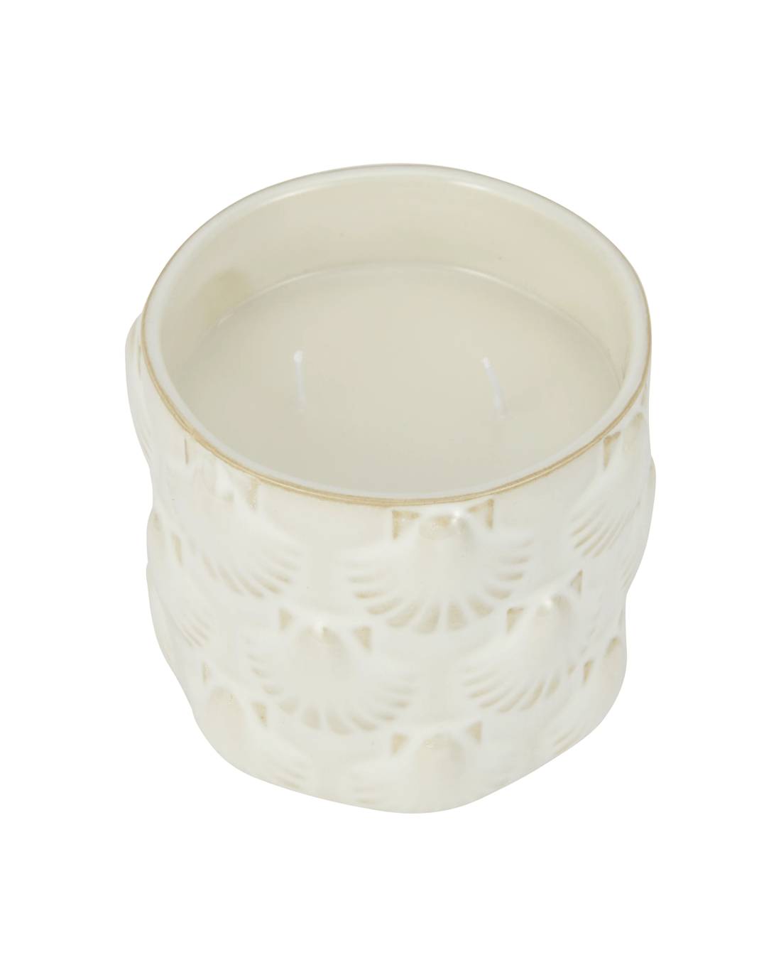 2 Shell Embossed Candle, 2 of 4