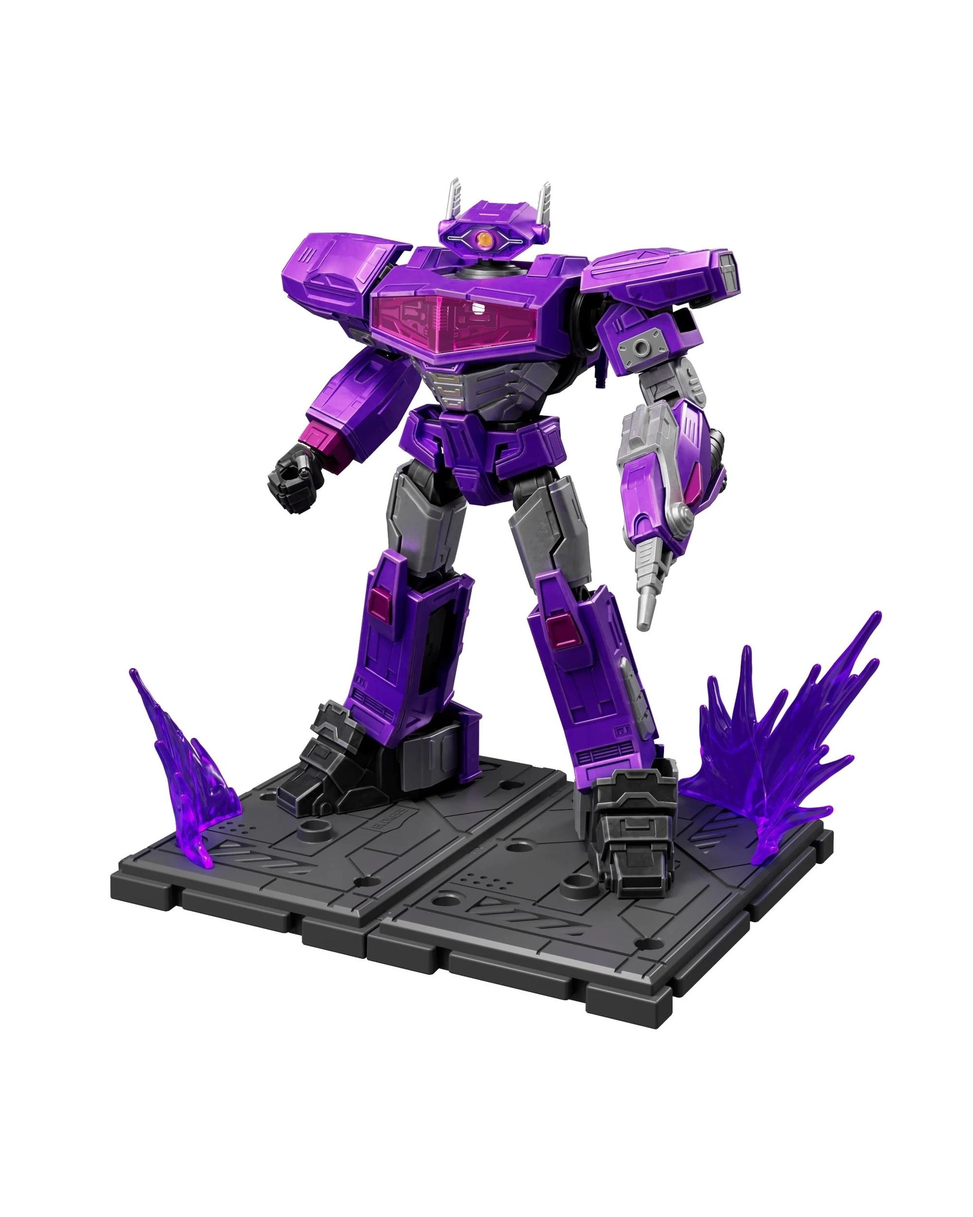 6 Blokees Transformers Classic Class 18 Shockwave Model Kit, 6 of 6