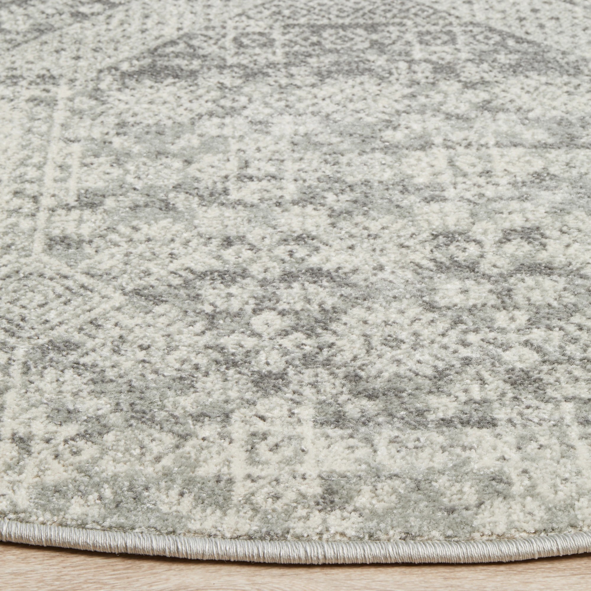 5 Common Ground Rugs Phantom 351 150x150 cm Rug - Silver, 5 of 9