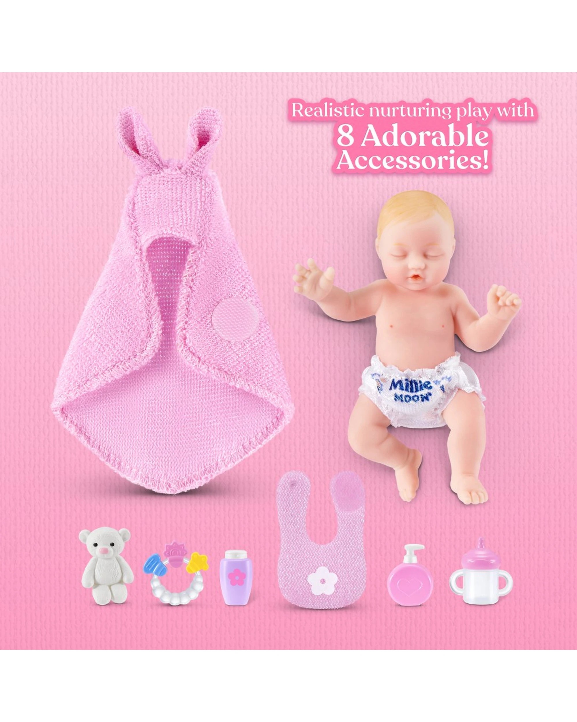 3 ZURU My Mini Baby Mom & Baby Surprise Doll Set, 3 of 10