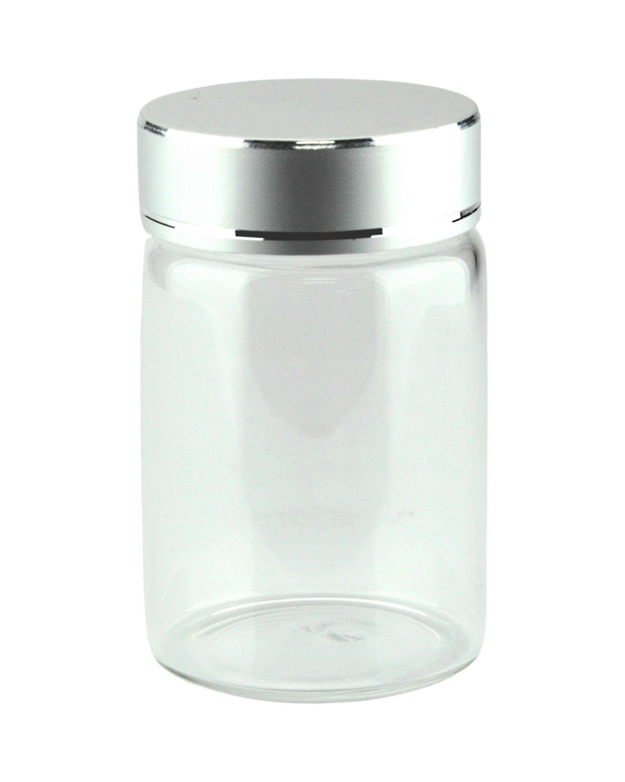 1 Durmaz Glass Round Screw Top Jar 100ml - Clear, 1 of 3