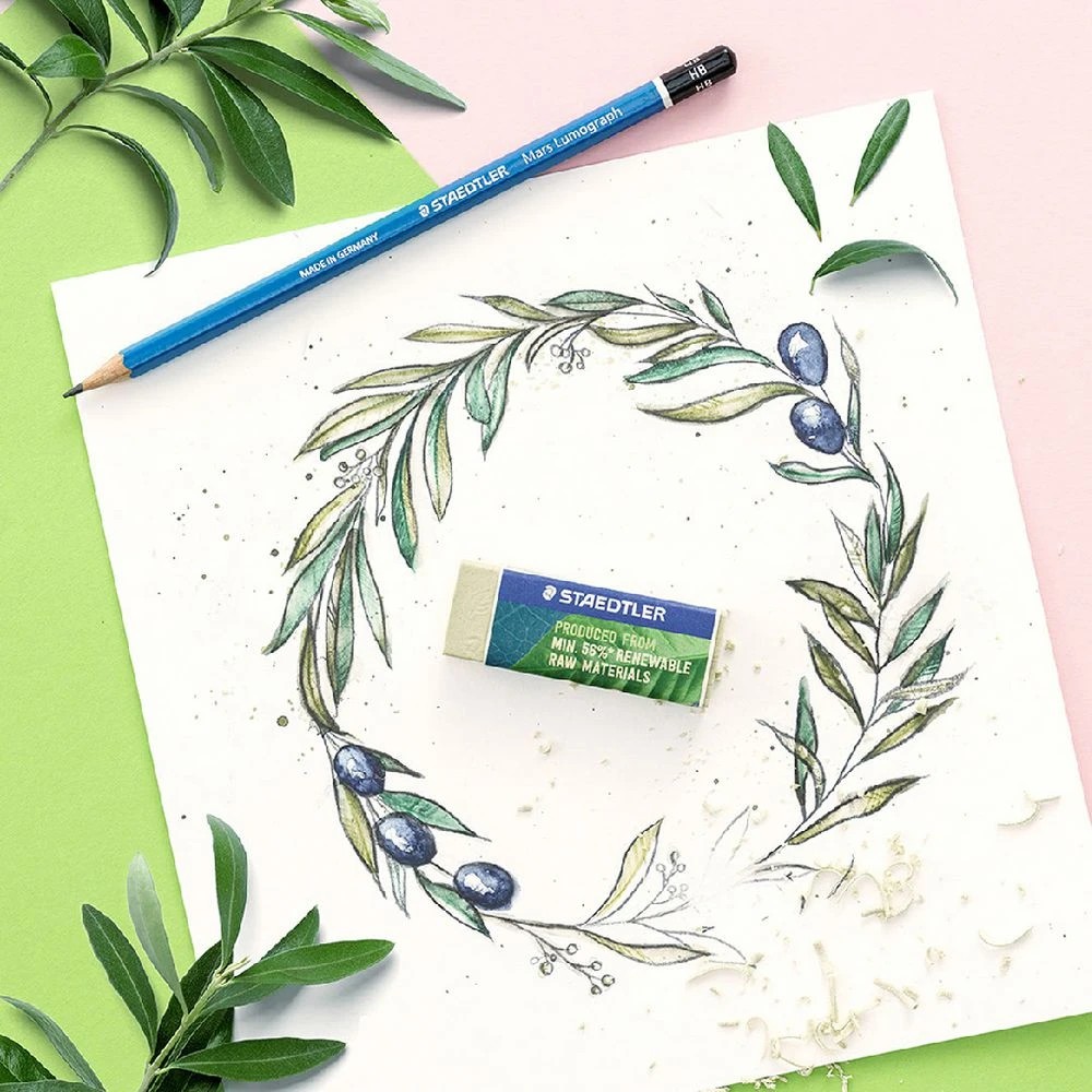 2 Staedtler Mars Green Eraser, 2 of 3