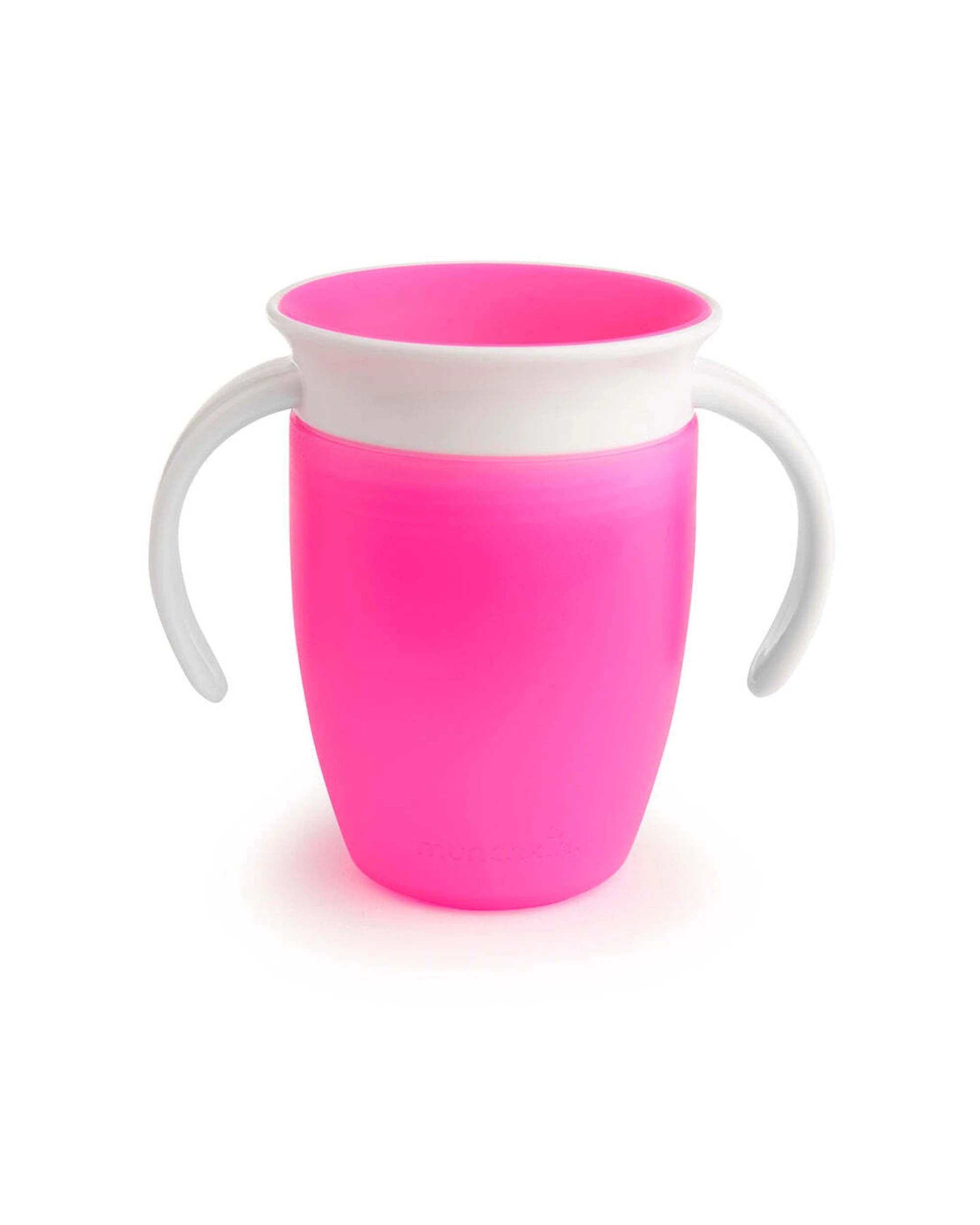 1 Munchkin Miracle 360 Trainer Cup Anti Spill 200ml Baby Toddler 6 Months - Pink, 1 of 4