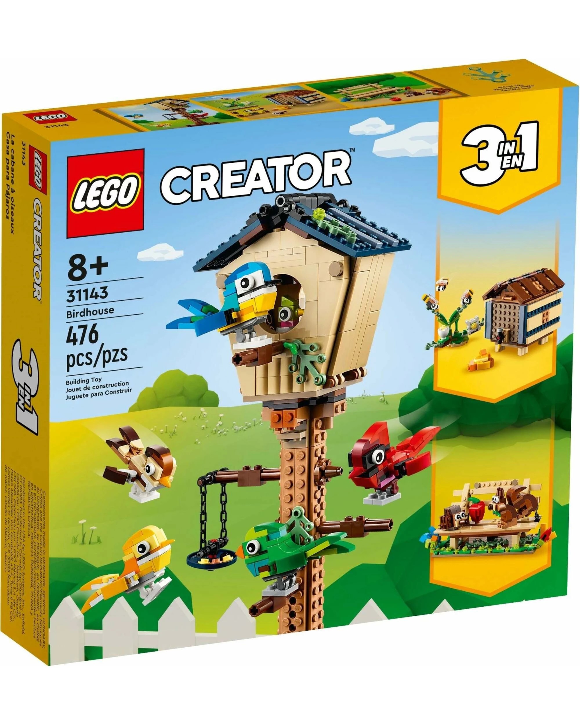 1 LEGO Creator Series 3in1 31143 Birdhouse, 1 of 5