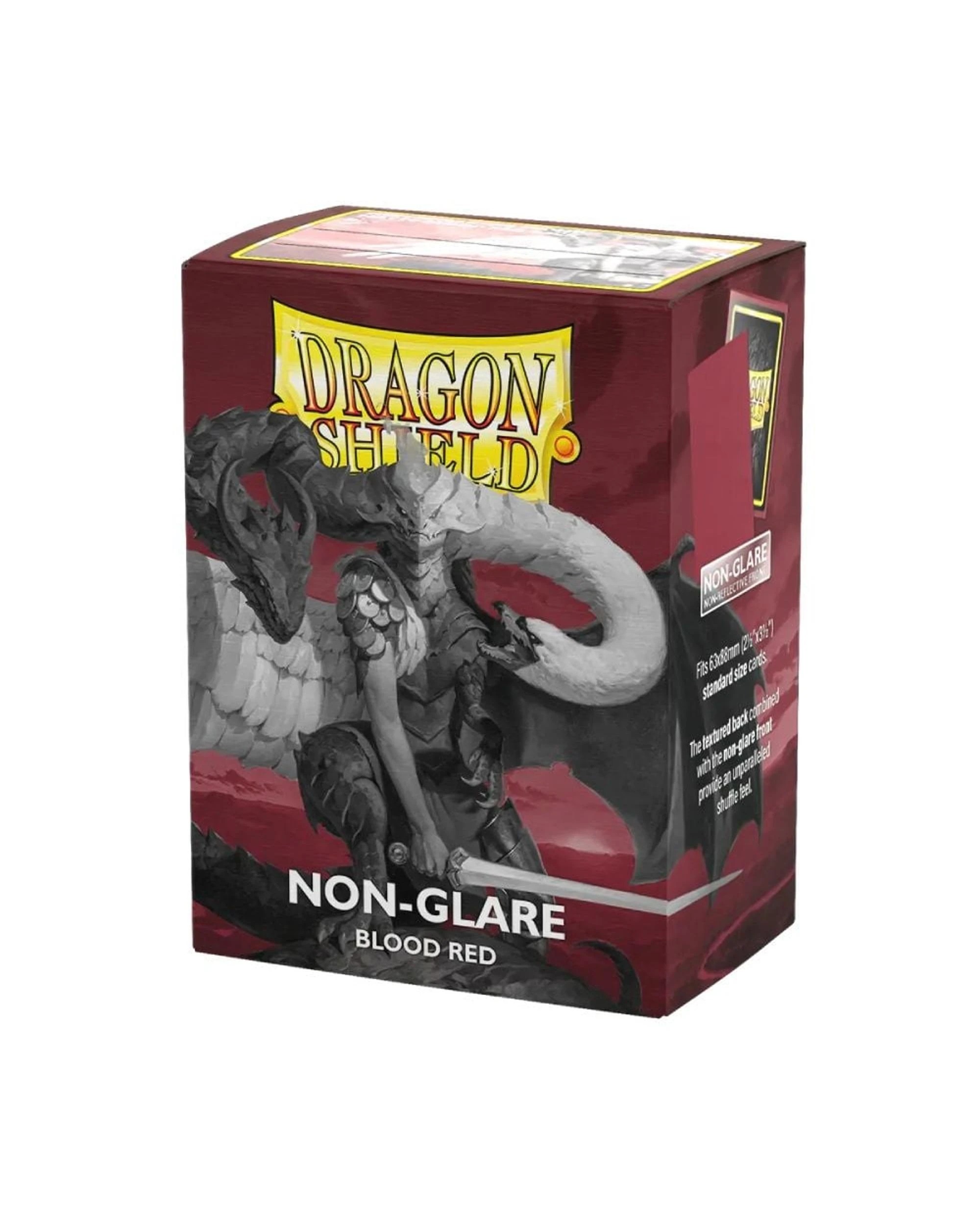 1 Dragon Shield Matte Blood Red Non-Glare Sleeves 100 Pack - Red, 1 of 1