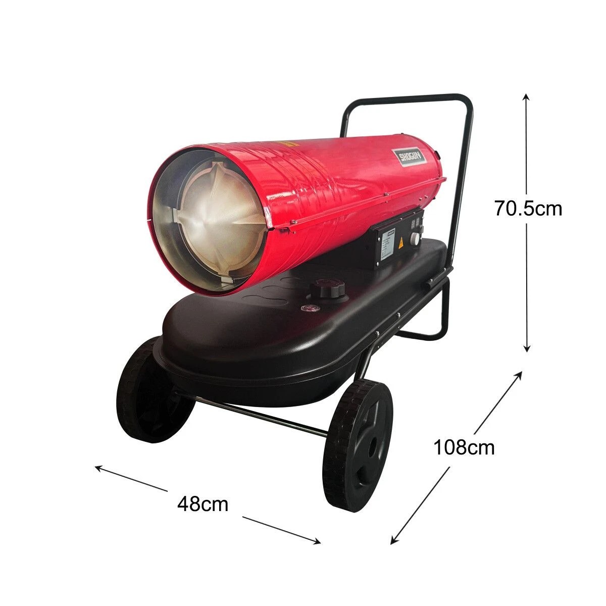 2 Shogun Industrial Fan Heater 68kW Diesel Kerosene Warm Space Forced Air Blower Workshop Warehouse Shed Garage Greenhouse, 2 of 3