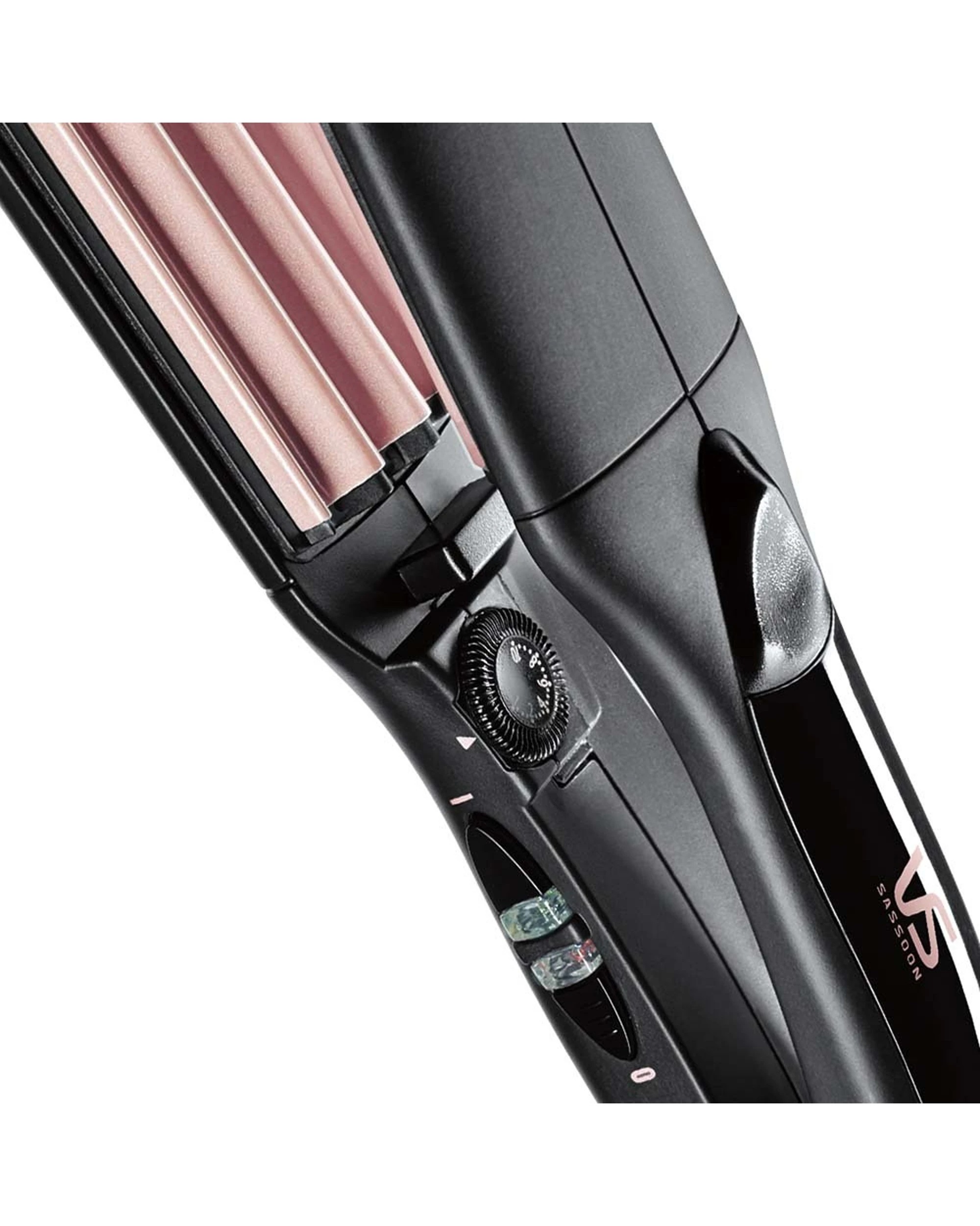 2 VS Sassoon Total Crimp Ceramic Plate Hair Crimper Styler - Black, 2 of 3