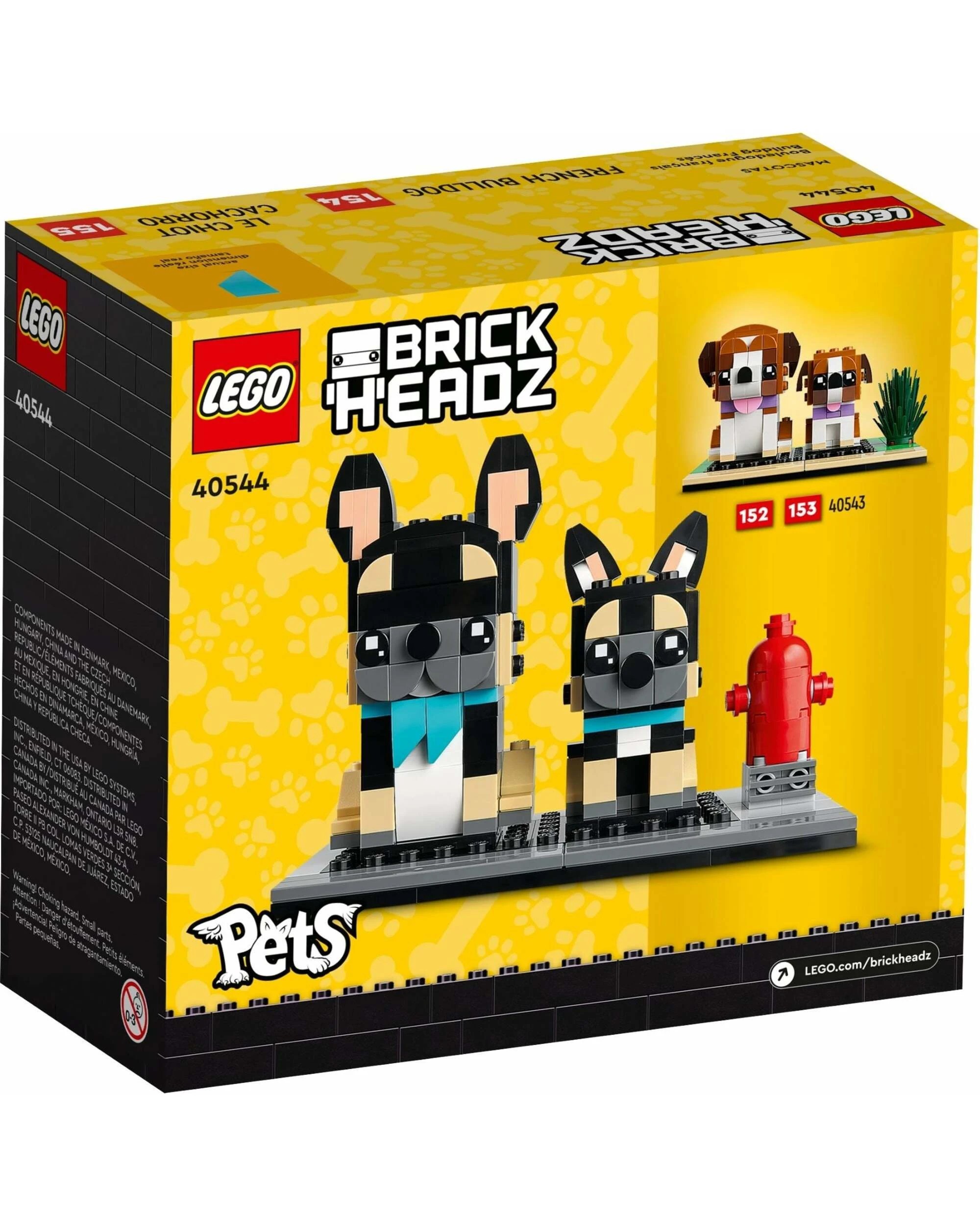 4 LEGO 40544 French Bulldog & Puppy BrickHeadz Set, 4 of 5