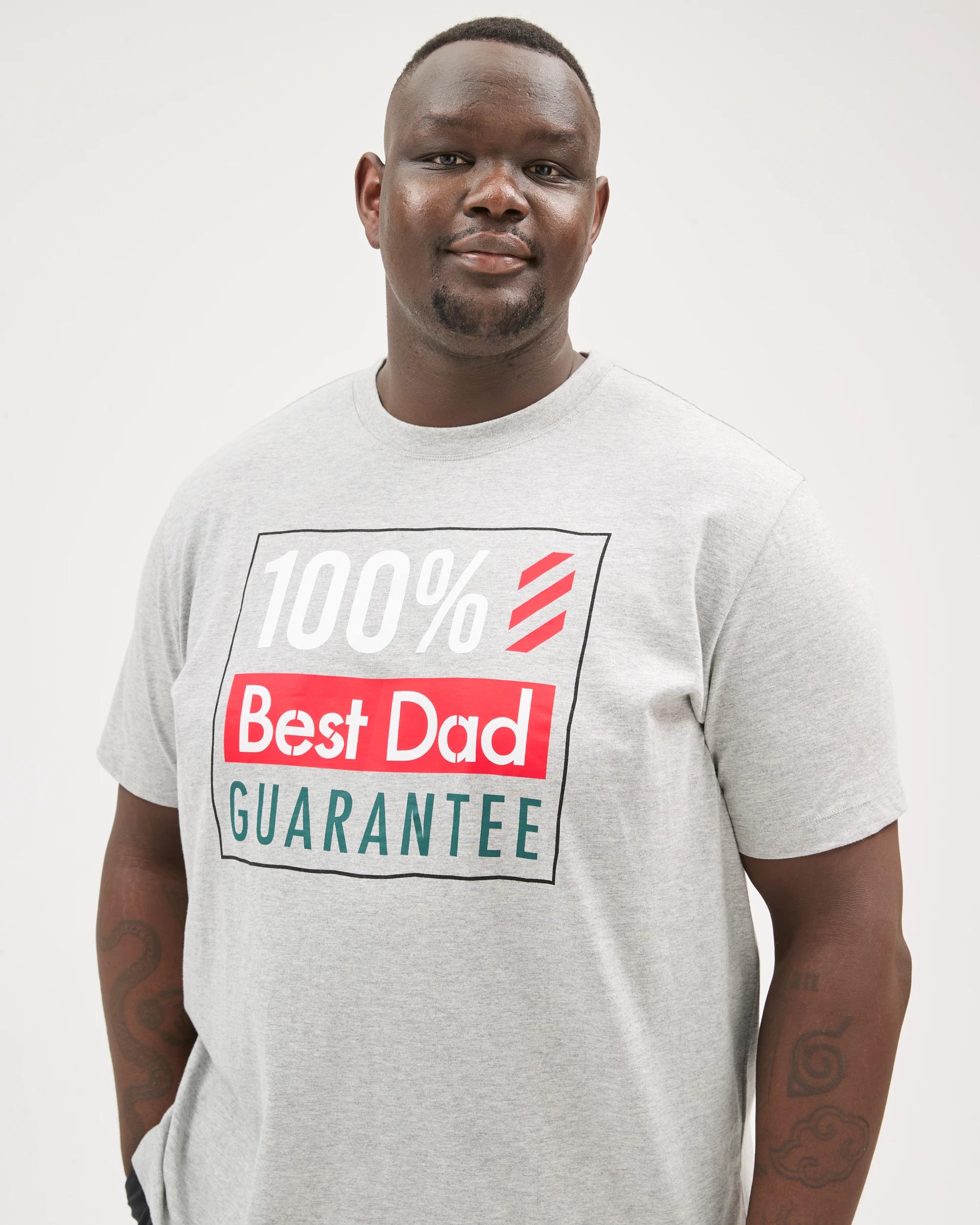 5 Target Man Plus Size Australian Cotton Blend Print T-Shirt GREY, 5 of 7