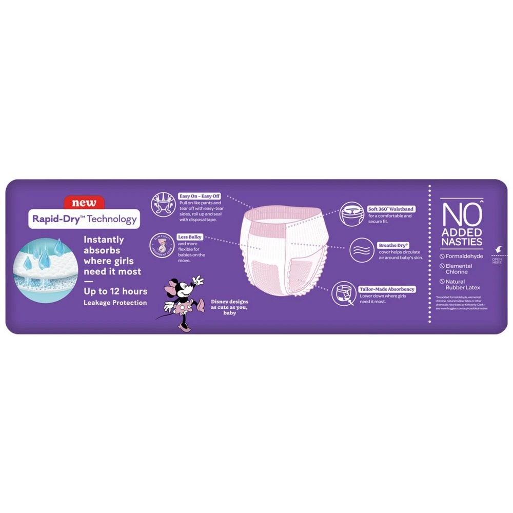 5 Huggies Nappy Pants Crawler Girl 36 Pack, 5 of 10