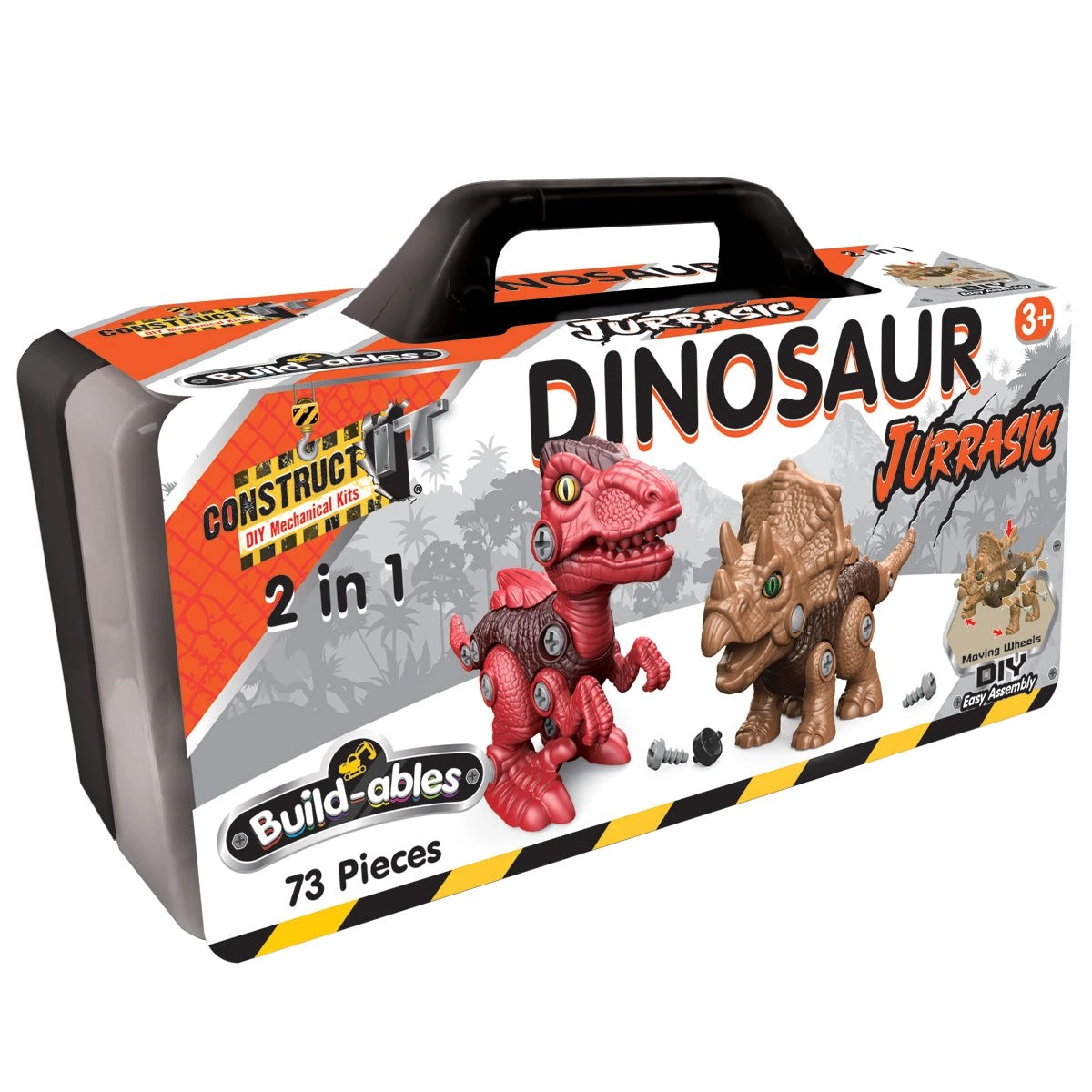1 Constructit Buildables Dinosaurs 2 In 1 Jurassic, 1 of 7