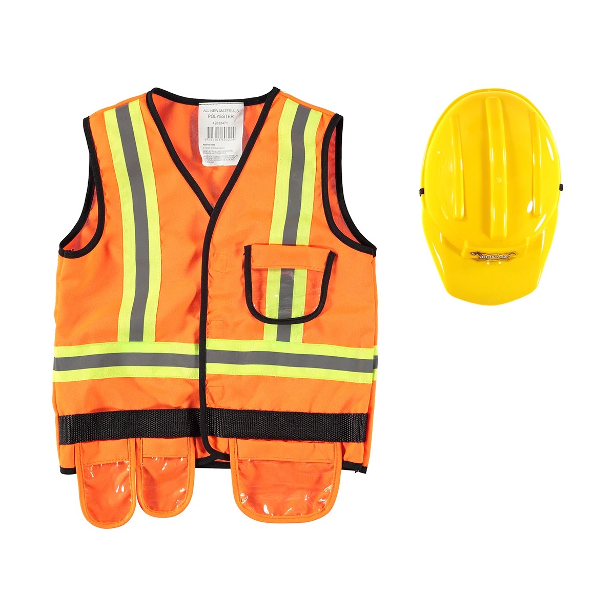 2 Construction Worker Costume - Ages 4-6, 2 of 3