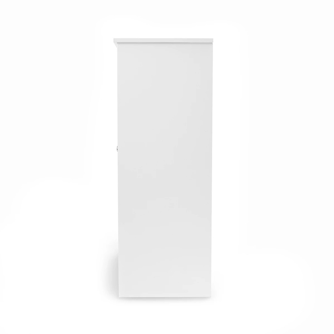 4 Panelled Cabinet with 3 Shelves - White, 4 of 7
