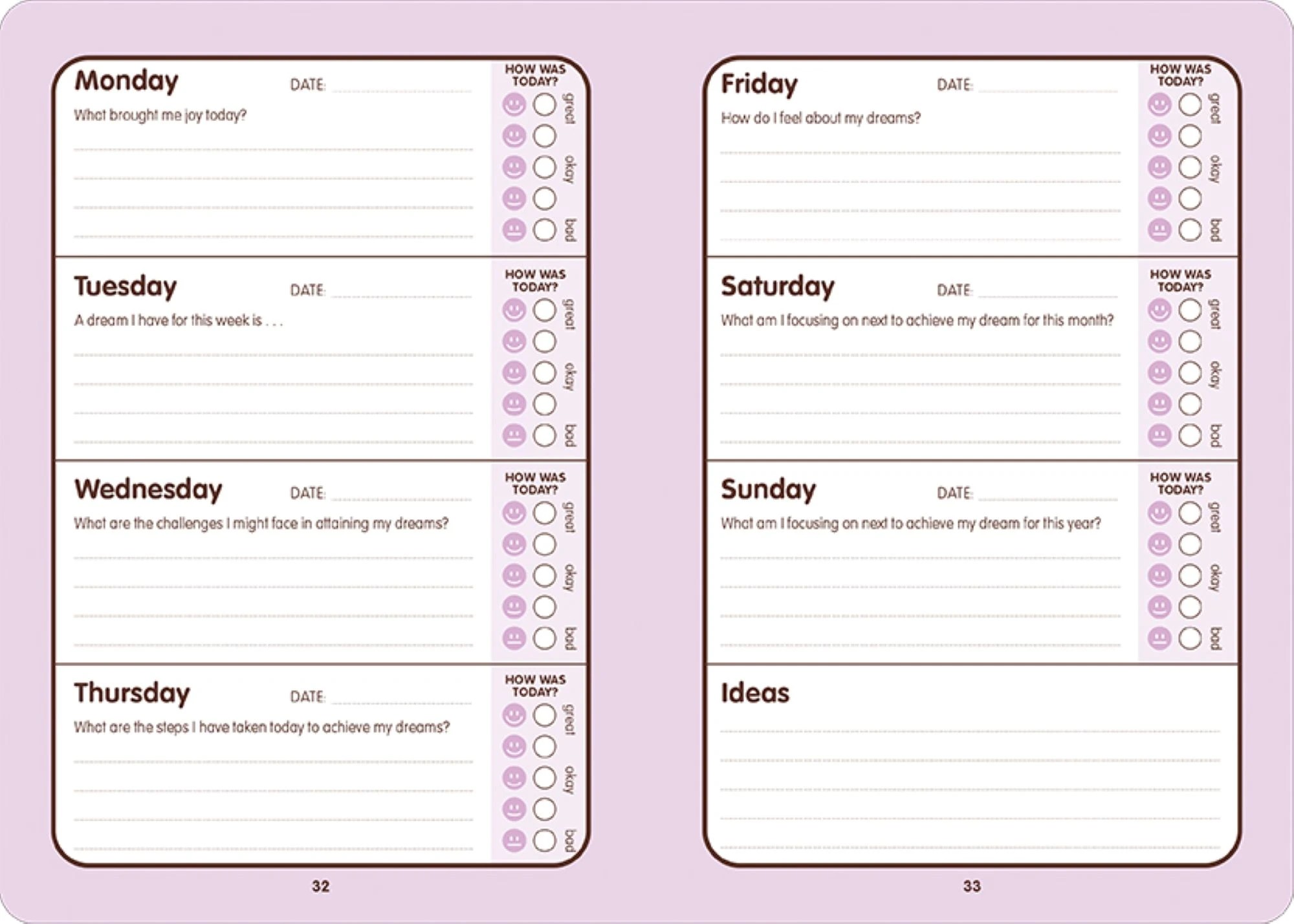 5 Happy Days Positivity Journal - Book, 5 of 6