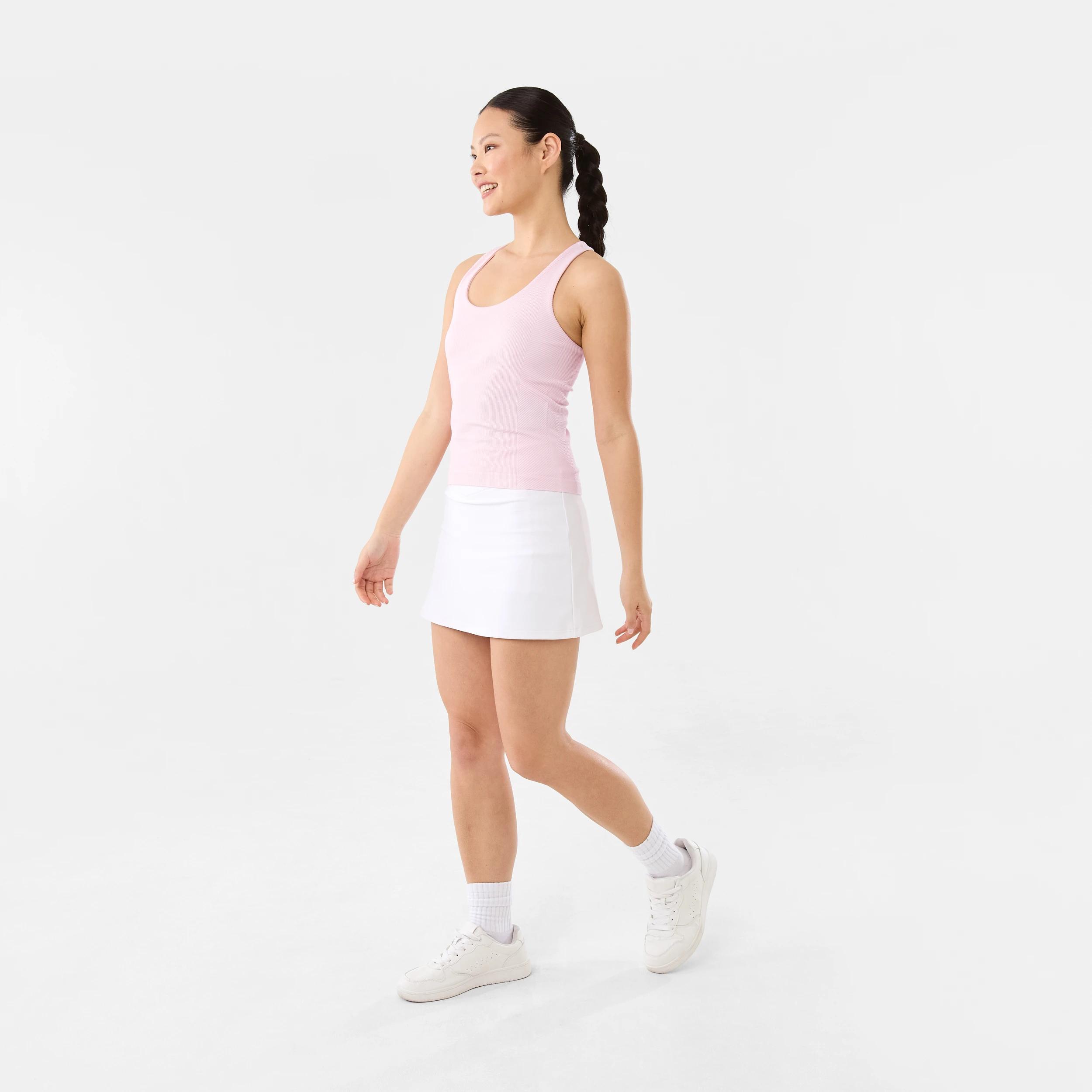 3 Active Womens Seamfree Shelf Tank AURA PINK, 3 of 8