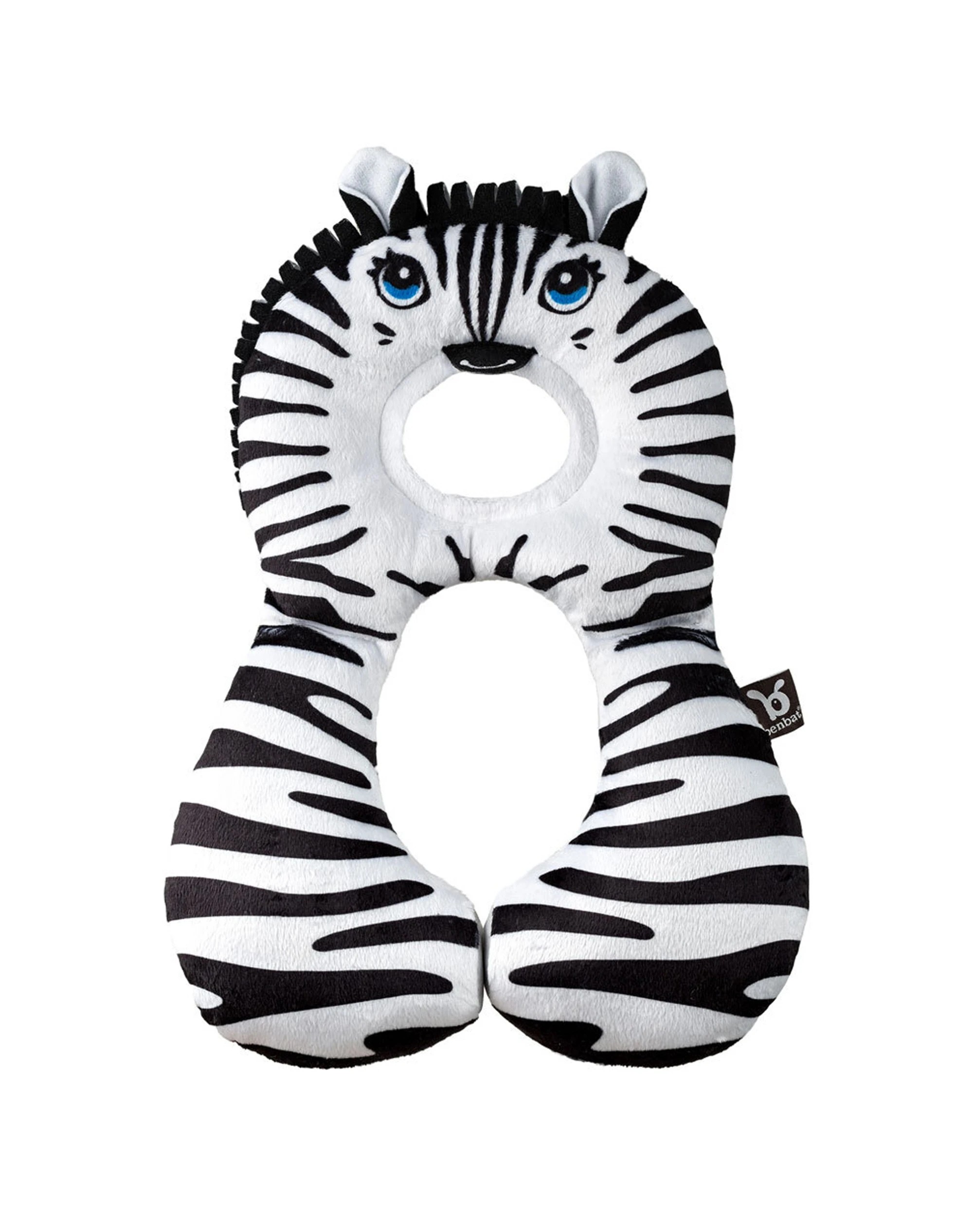 2 Benbat 2PK Infant Baby Travel Pillow With Neck Support Reversible 0-12m Zebra - Multi, 2 of 2