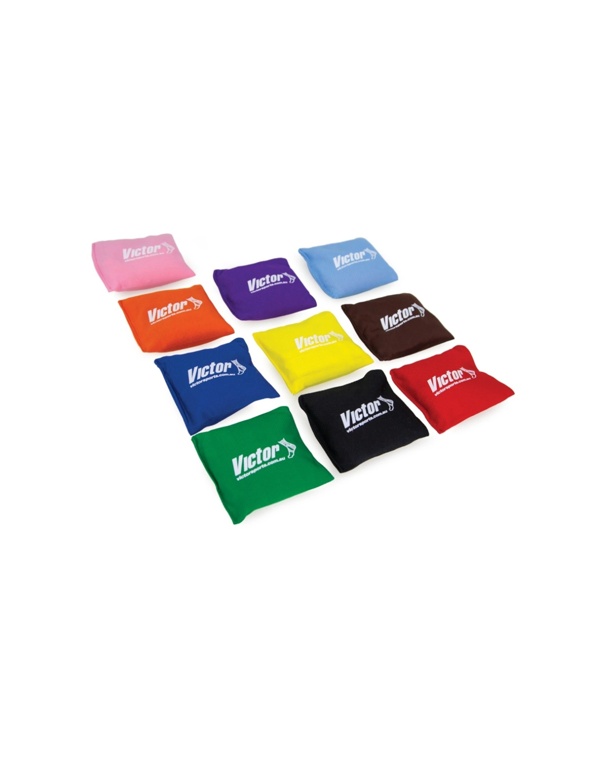 3 Victor Sports 10pc Bean Bag Set Numbered 1-10 Educational Colours Cotton - Multi, 3 of 3