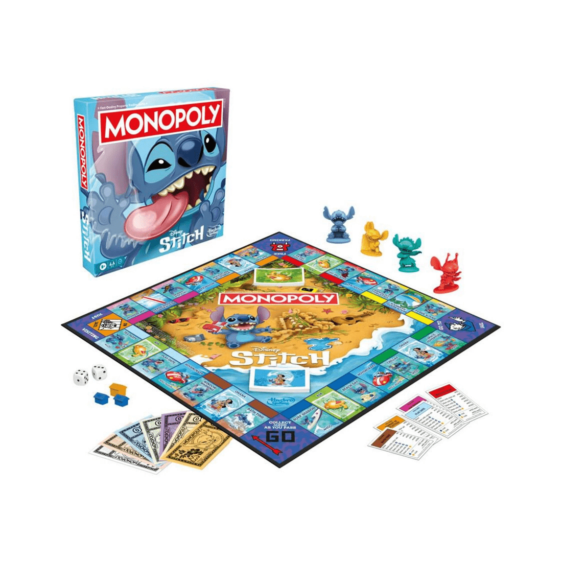 2 Hasbro Monopoly Disney Stitch Edition Board Game, 2 of 5