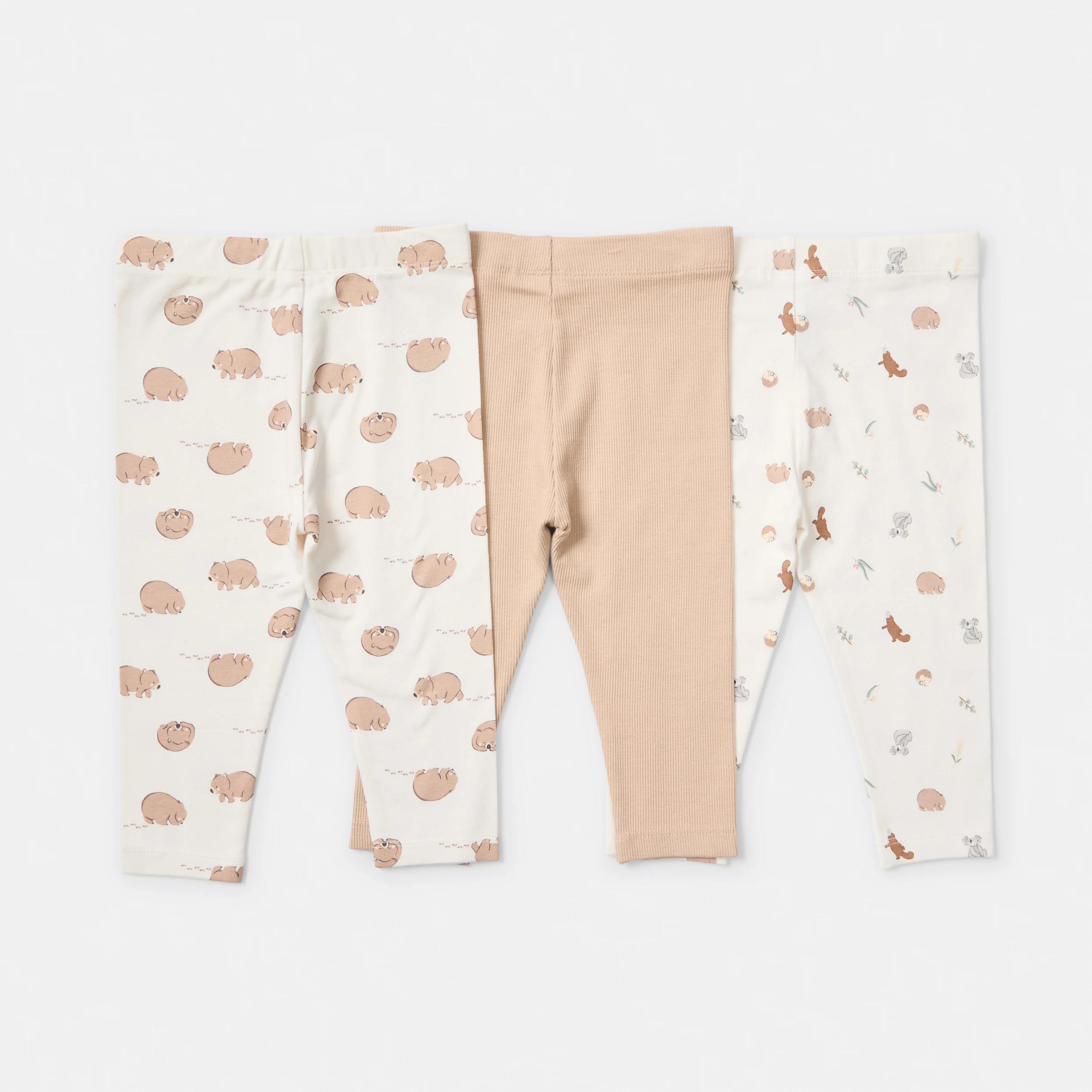 2 3 Pack Print Leggings NATIVE ANIMALS, 2 of 8