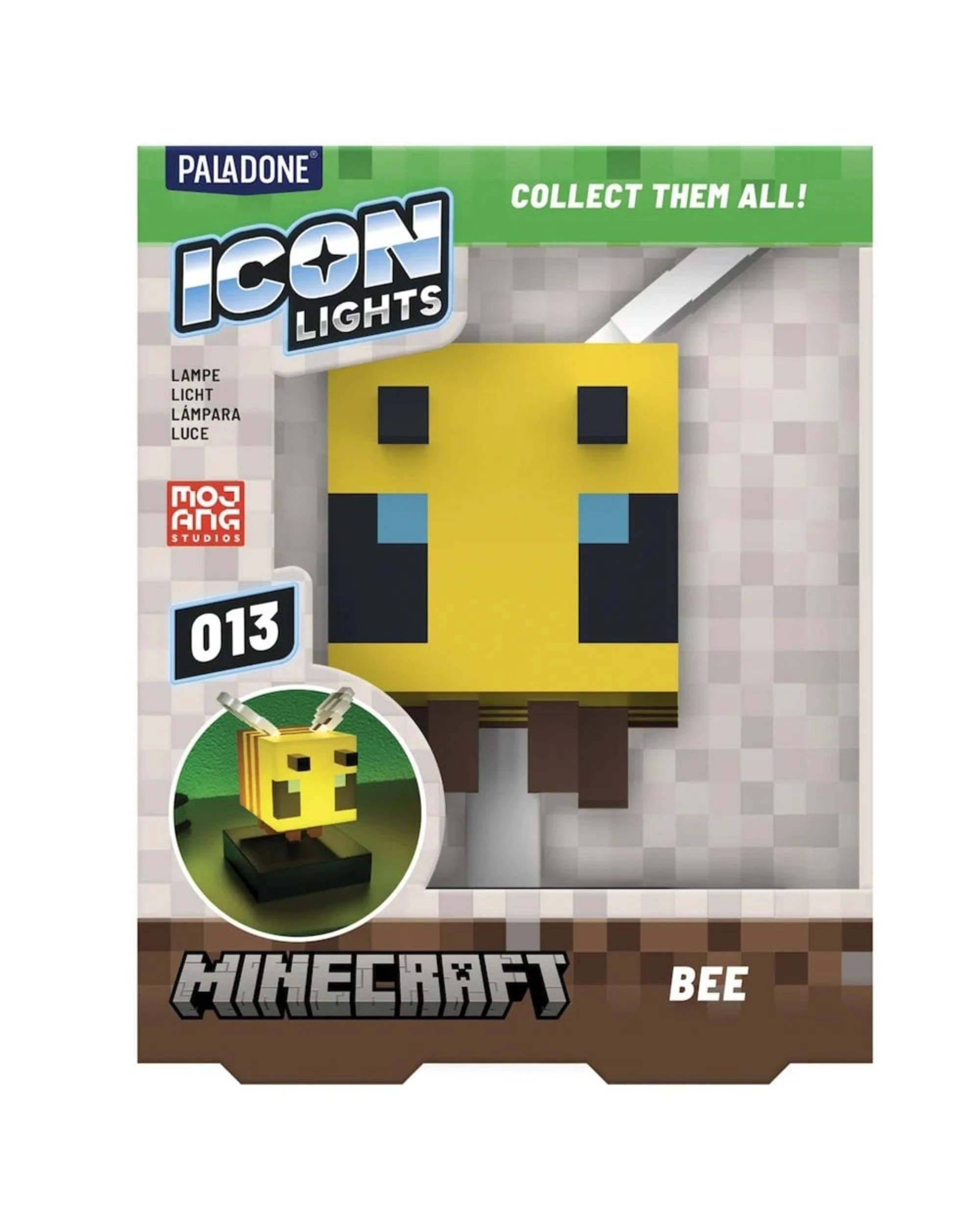 1 Paladone Minecraft Bee Icon Light, 1 of 2